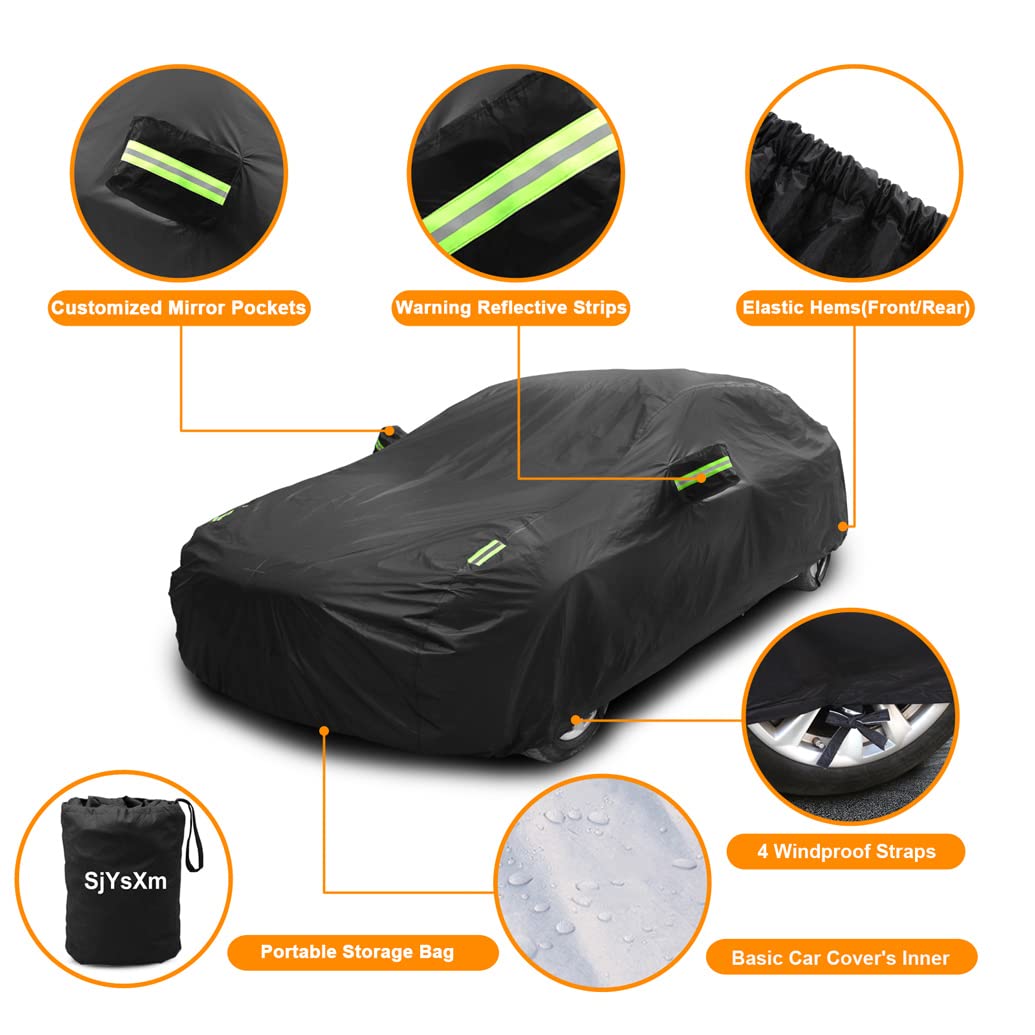 Sjysxm Premium All-Weather Car Cover Compatible With Lexus Is 2025-2006 | Waterproof, Uv-Resistant, Dustproof Exterior Car Cover