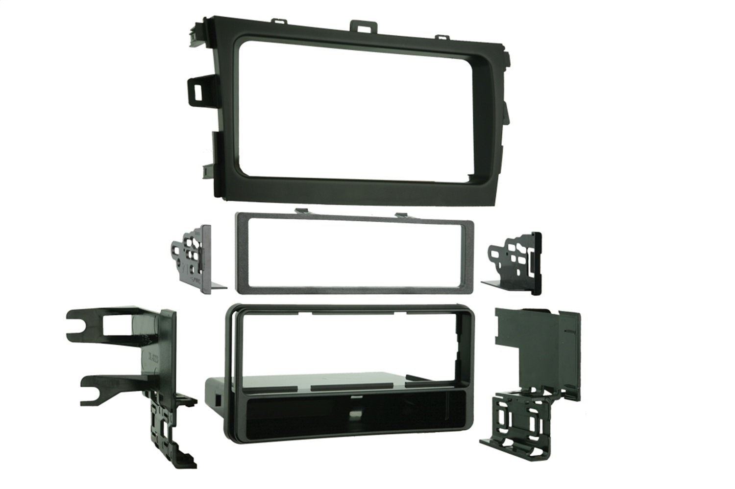 Metra 99-8223 Single DIN Installation Dash Kit for 2009 Toyota Corolla (Black), Quick-release