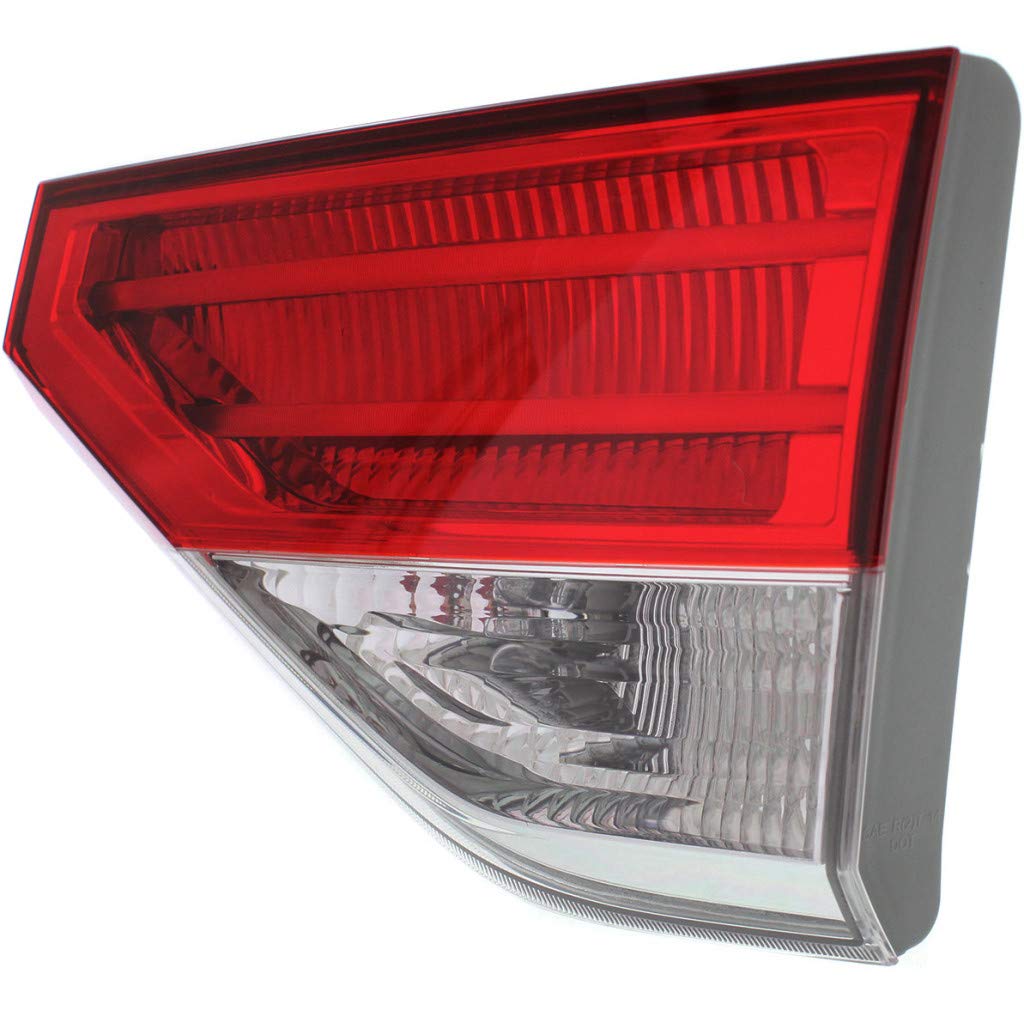 Carlights360: For 2014 2015 2016 2017 Honda Odyssey Tail Light Inner Passenger Side W/Bulbs - Dot Certified Replacement For Ho28