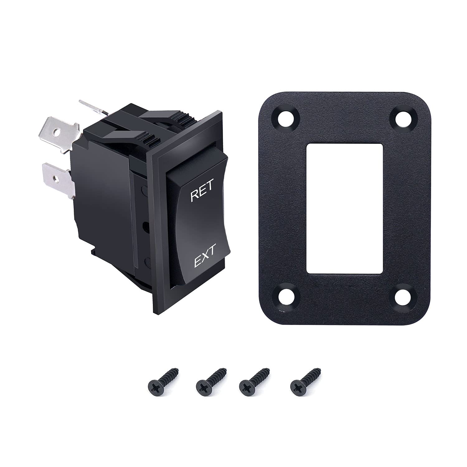 Weideer Power Stabilizer Switch Rv Jacks Leveling Momentary Reverse Polarity Rocker Switch 20A 12V Dc With Harness Screws For Ca