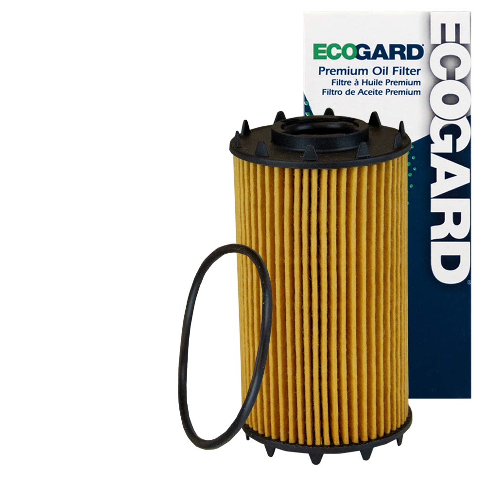 ECOGARD X11534 Premium Cartridge Engine Oil Filter for Conventional Oil Fits Audi SQ5 3.0L 2018-2021, Q8 3.0L HYBRID 2019-2020, 