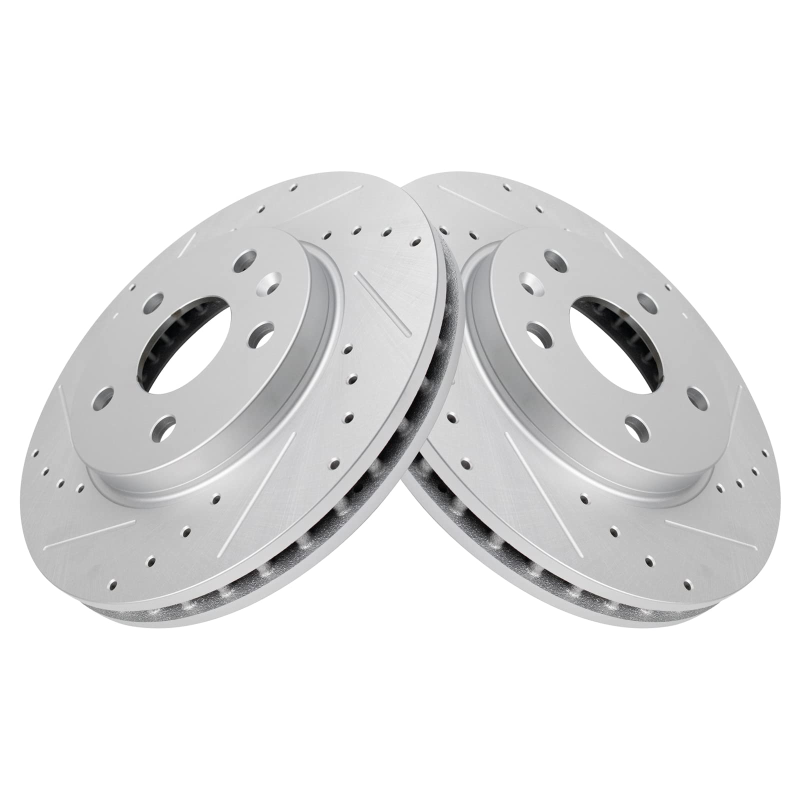 Trq Front Performance Brake Rotors Set Premium G-Coated Compatible With 2012-2016 Buick Lacrosse 2011-2017 Regal 2013-2016 Chevr