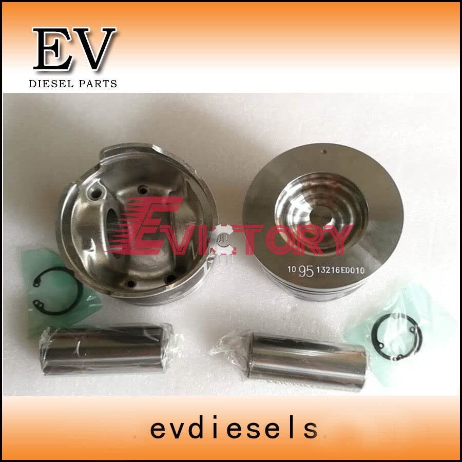 For Hino N04Ct N04C-T Rebuild Kit + Water Pump Piston Ring Cylinder Liner Gasket