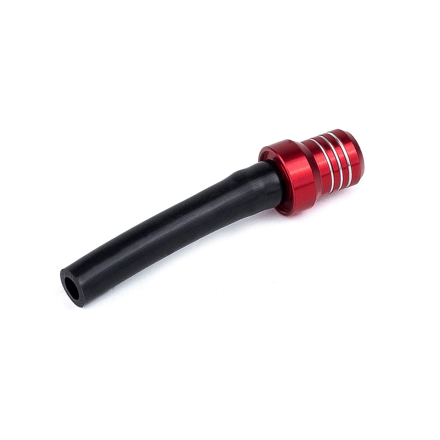 E-Riding Gas Tank Fuel Cap Valve Vent Breather Hose Cnc For Motorcycle Bikes (Red)