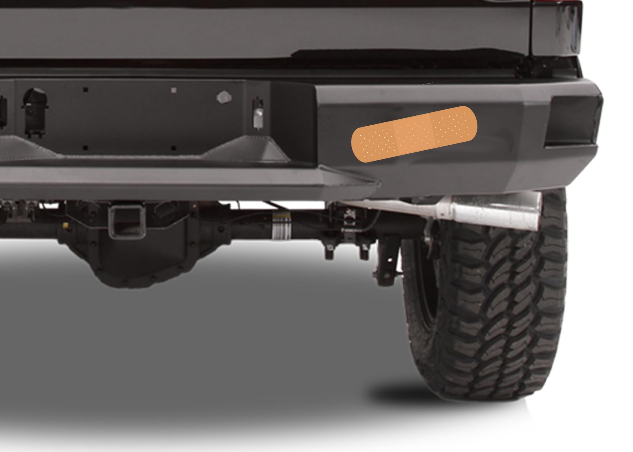 Rogue River Tactical Large Funny Ouch Band Aid Bandage Bumper Sticker Truck Rv Boat Window Auto Car Decal Dent Ding (4)