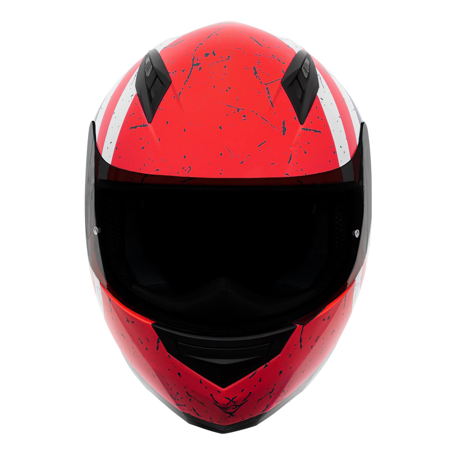 VCAN VX20RS24 Lightweight Full Face Motorcycle Helmet, Large, Rebel Star, Thermoplastic, Extra Tinted Visor, DOT & ECE Approved