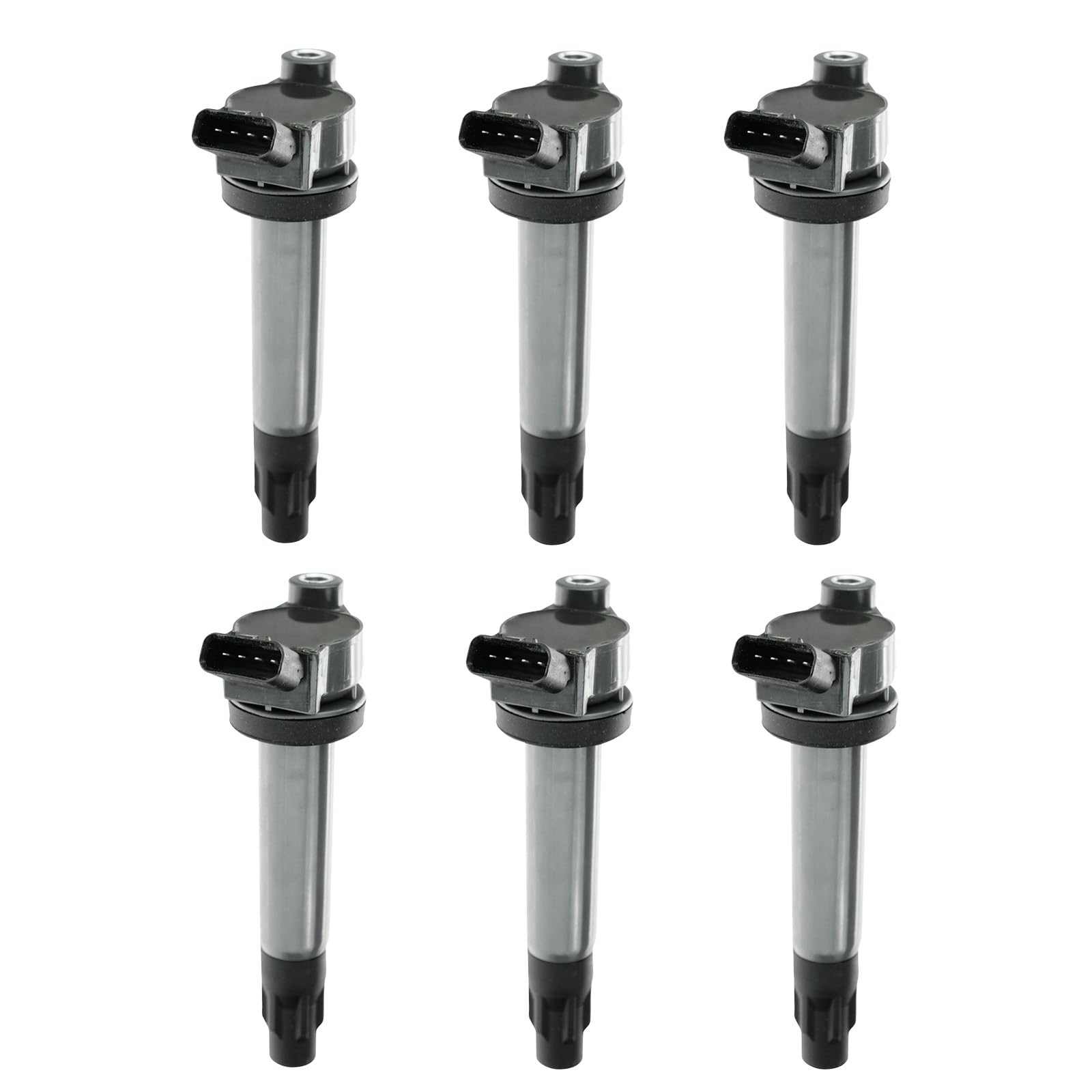 Trq Ignition Coil Set Compatible With 2004-2006 Lexus Es330 Rx330 2006-2008 Rx400H Toyota Camry 2004-2008 Highlander Sienna Sola