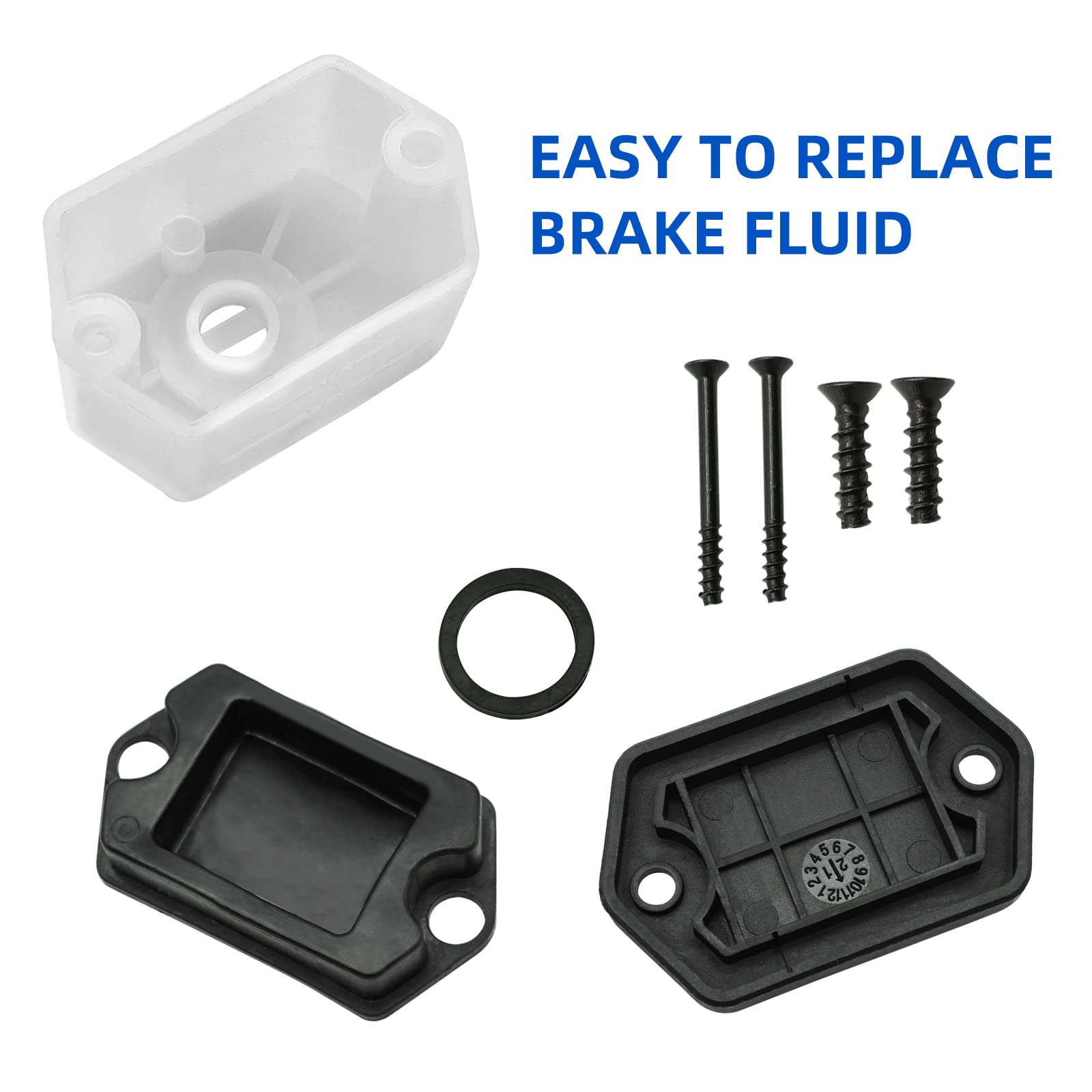 JAVIK Brake Master Cylinder Reservoir Kit for Polaris Big Boss, Magnum, Scrambler, Sportsman, Model 2200809
