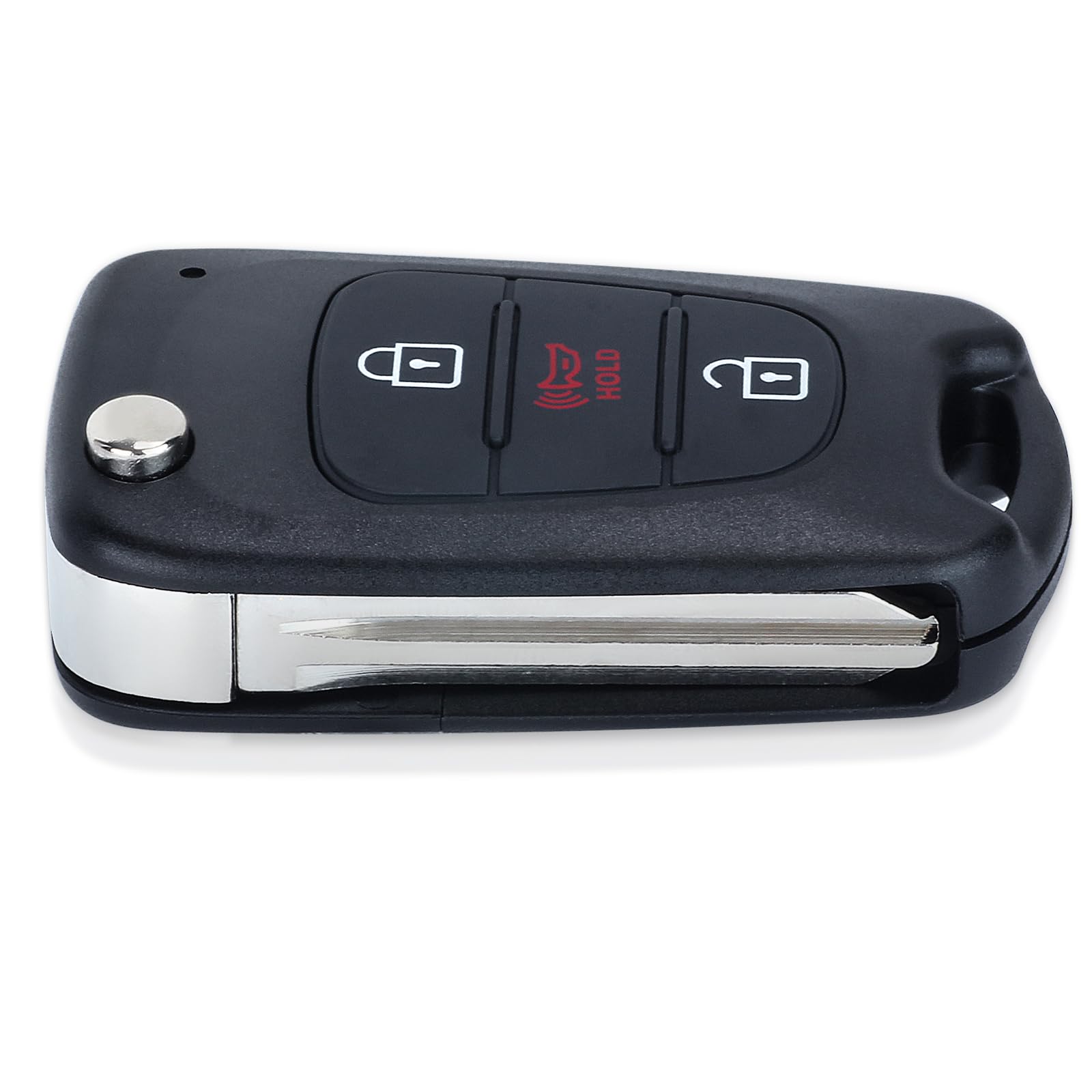 Keyecu Replacement Remote Key Fob For Kia Soul 2010 2011 2012 2013 Id46 315Mhz Fcc Id: Nyoseksam11Atx(Amfl) / 95430-2K340 Black