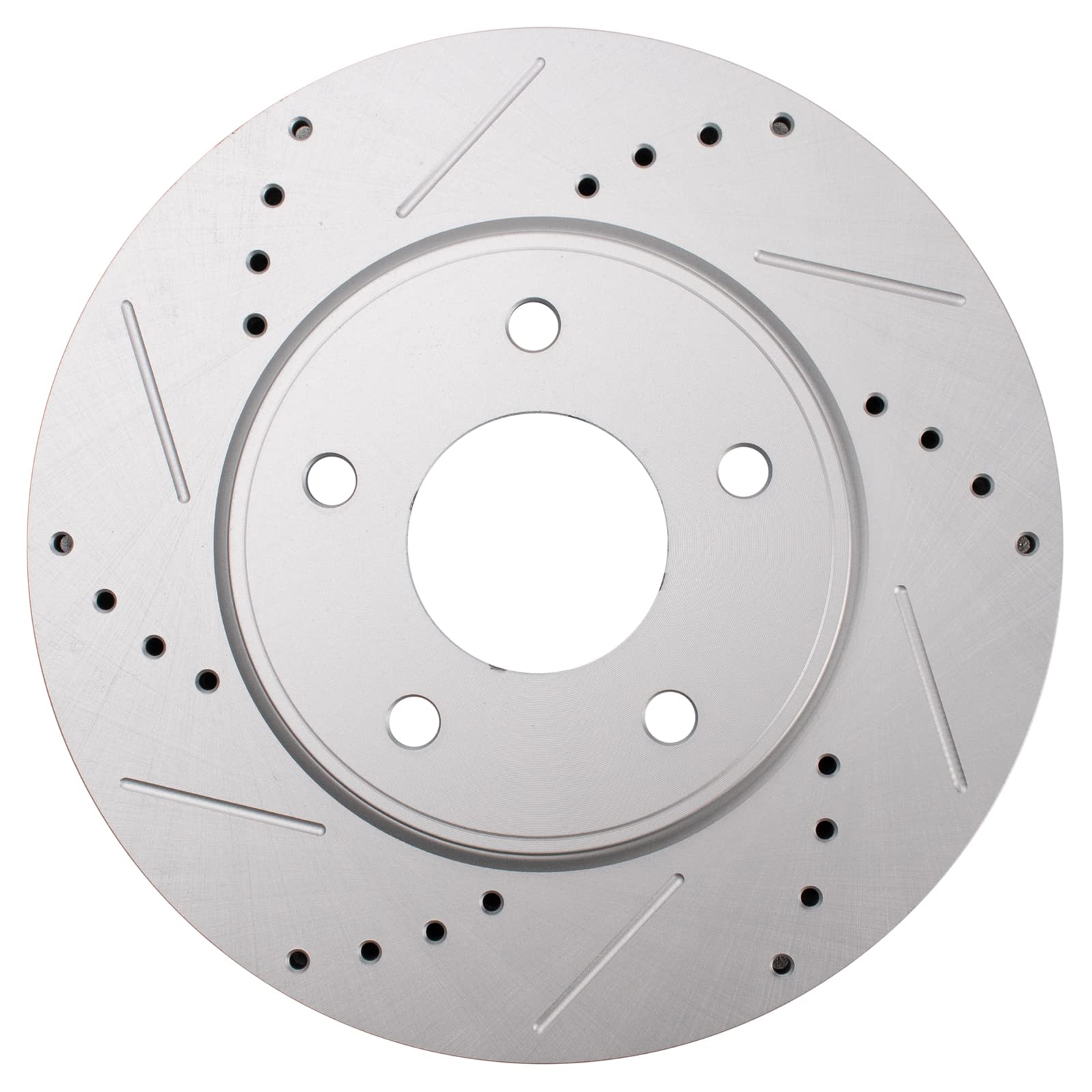 Trq Front Performance Brake Rotors Set Premium G-Coated Compatible With 2011-2022 Nissan Leaf 2013-2021 Nv200