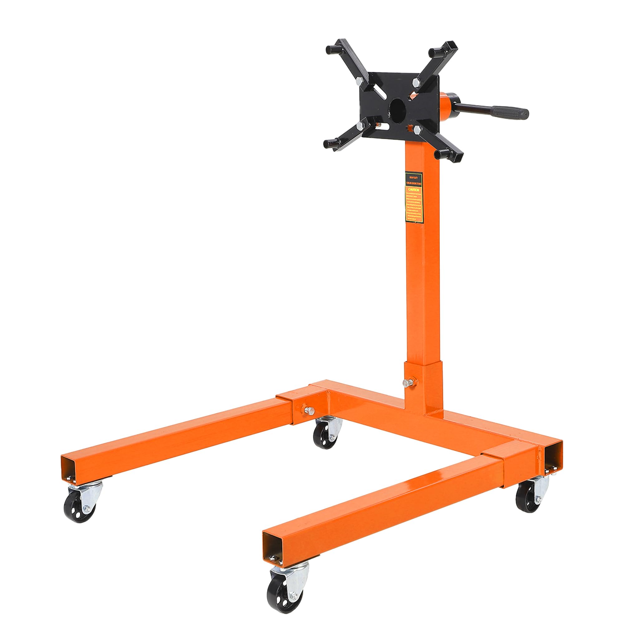 Garvee Engine Stand,1300 LBS Rotating Engine Motor Stand with 360-Degree Rotating Head,4 -Adjustable Arms & 4-Casters, for Vehic