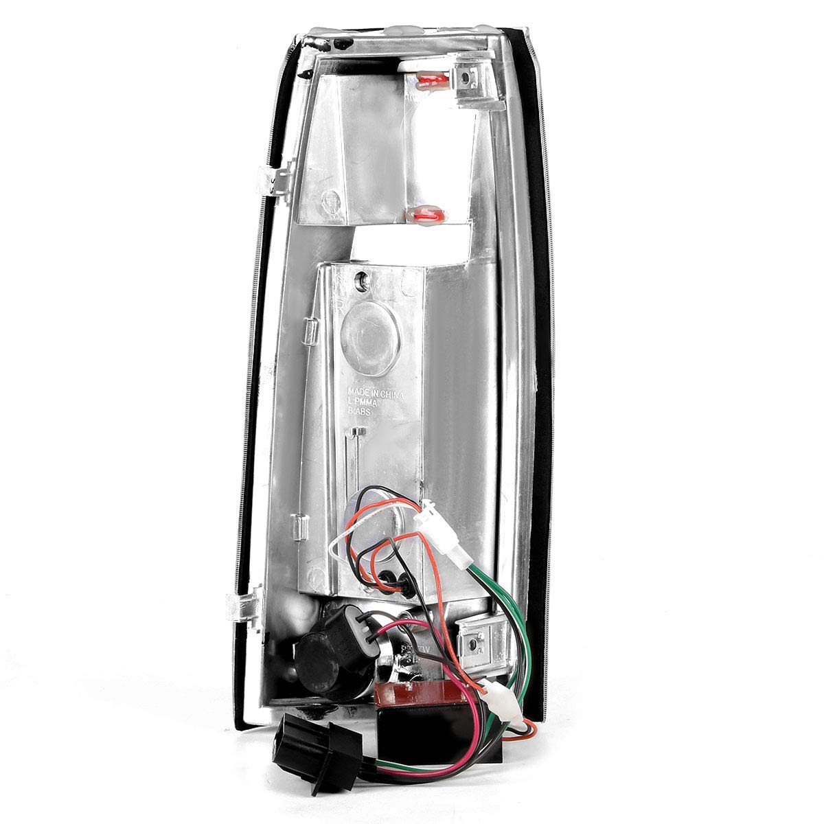 DNA MOTORING TL-C10-LED-RD3D-CH-SM LED 3D Tail Light Assembly Driver & Passenger Side [Compatible with 99-00 Escalade / 92-94 Bl