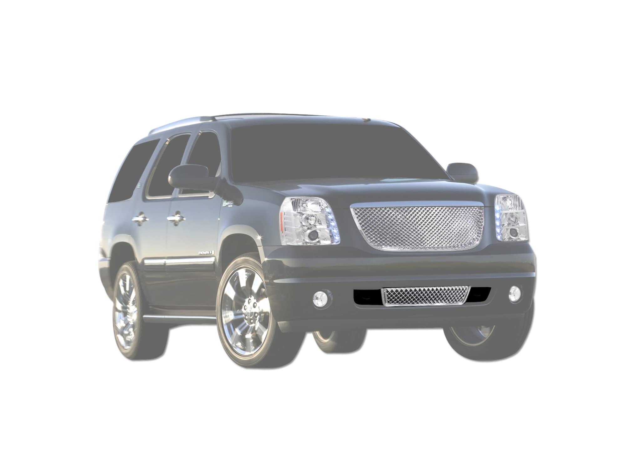 Armordillo 2007-2014 Gmc Yukon Mesh Grille Chrome