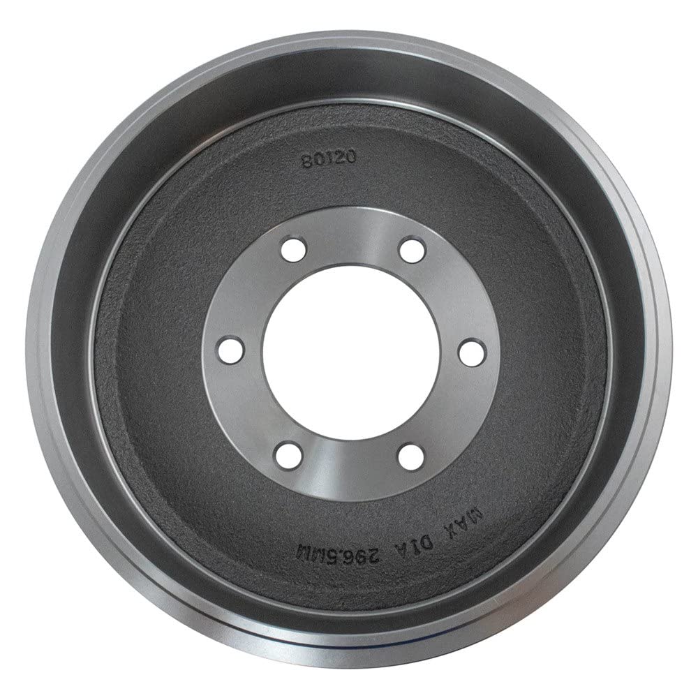 Trq Rear Brake Drum Pair Set For 2004-2012 Gmc Canyon / 2004-2012 Chevy Colorado / 2006 Isuzu I-280/2007-2008 I-290/2006 I-350/2