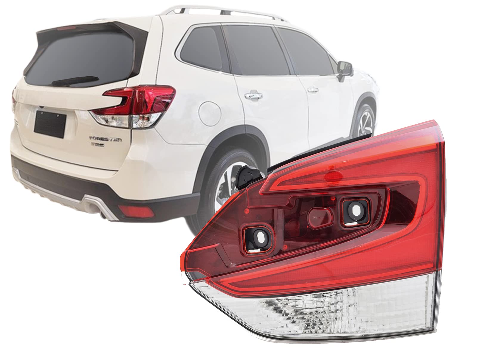 Auto Parts Avenue APA Replacement for Inner Tail Light 2019 2020 2021 Forester with Bulb Included Driver Left Side 84912SJ090 SU