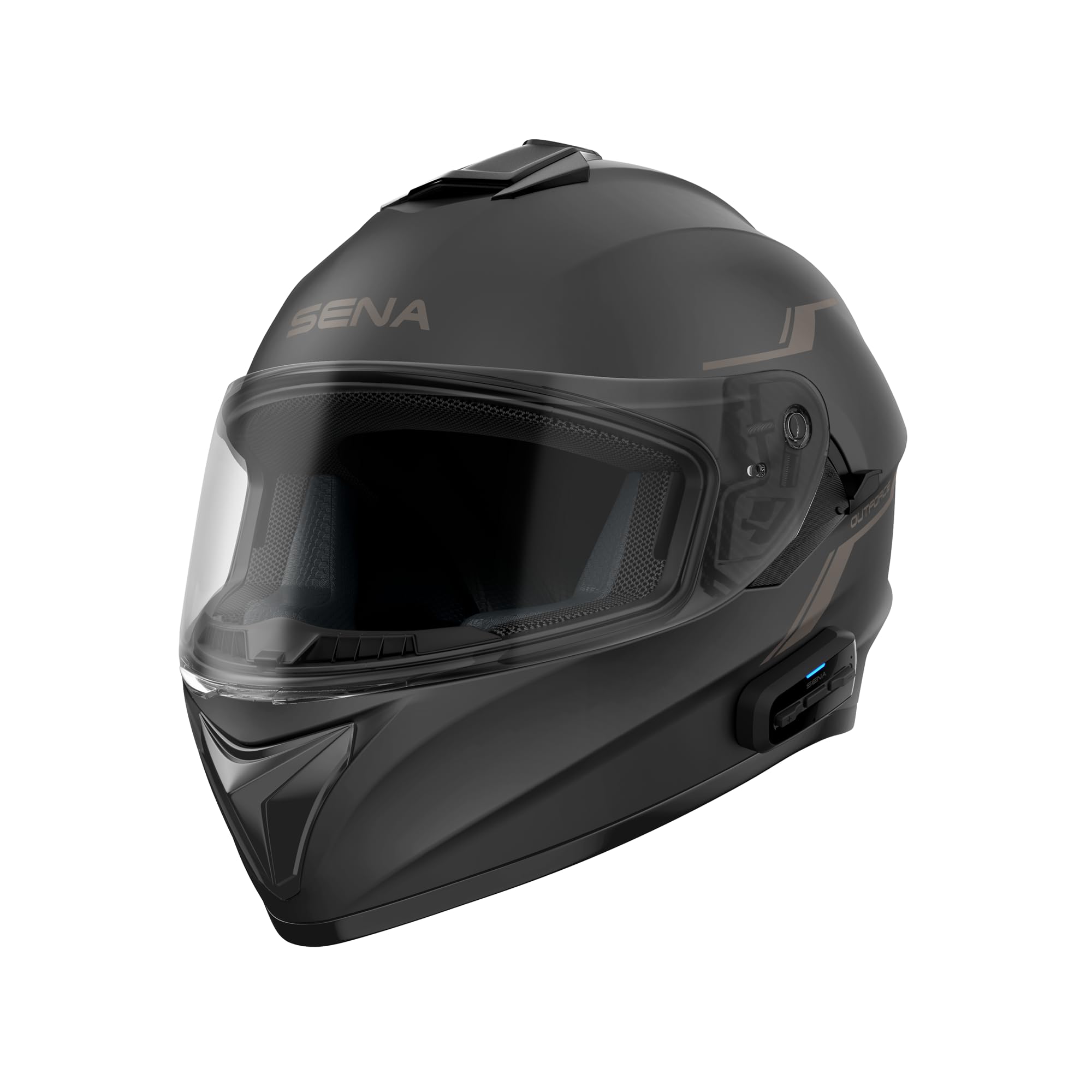 Sena OutForce Smart Helmet Full Face (Matt Black, Medium) (OUTFORCE-MB00M - SP85
