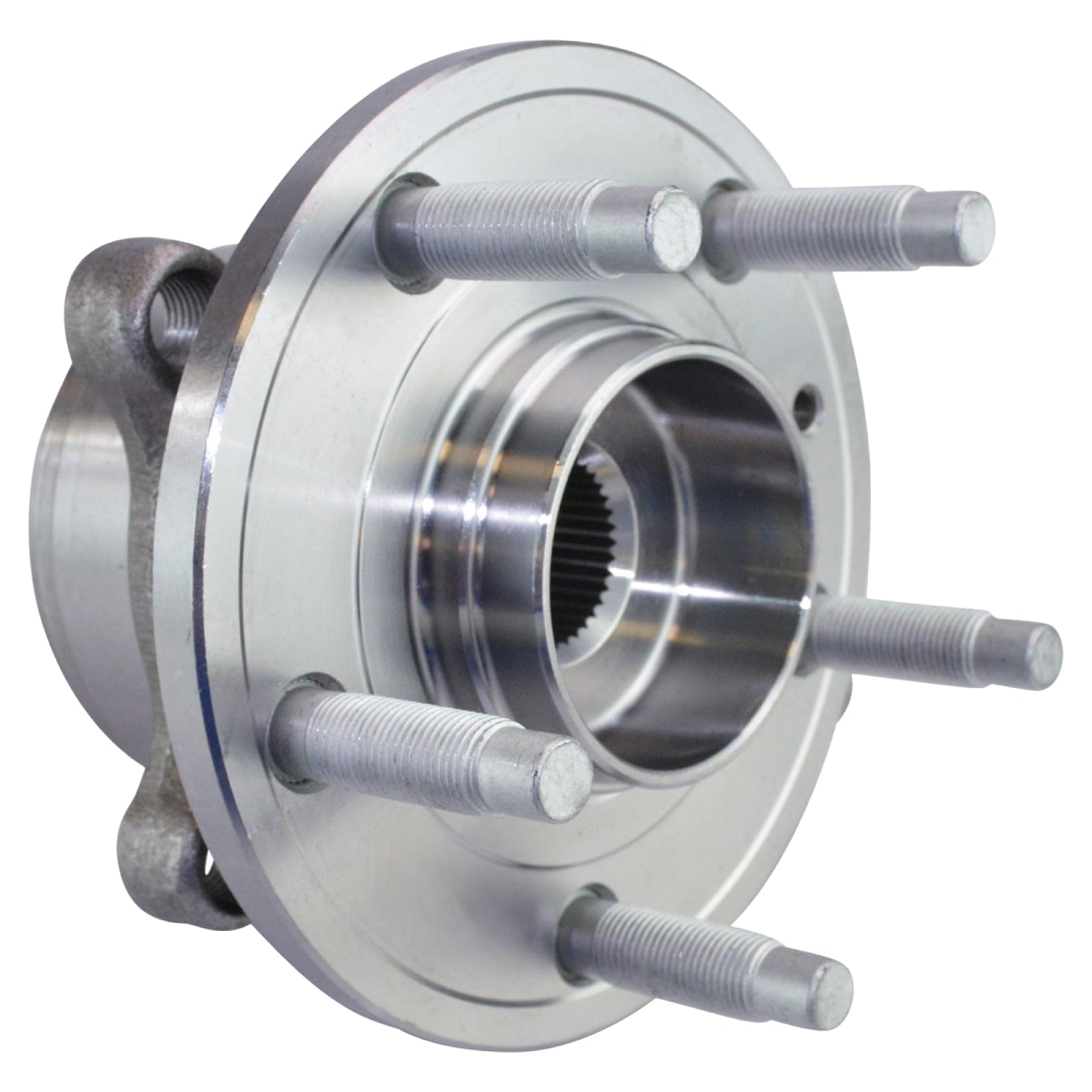 Trq Front Left Right Rear Wheel Hub Bearing Assembly Driver Passenger Side Compatible With 2011-2019 Ford Explorer 2013-2019 Pol