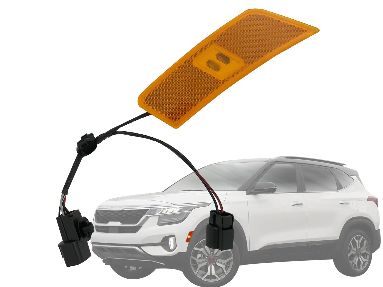 KAP Replacement for Front LED Side Marker Lamps 2021 2022 2023 Seltos SX Model Driver Left Side 921A1Q5110 KI2550111