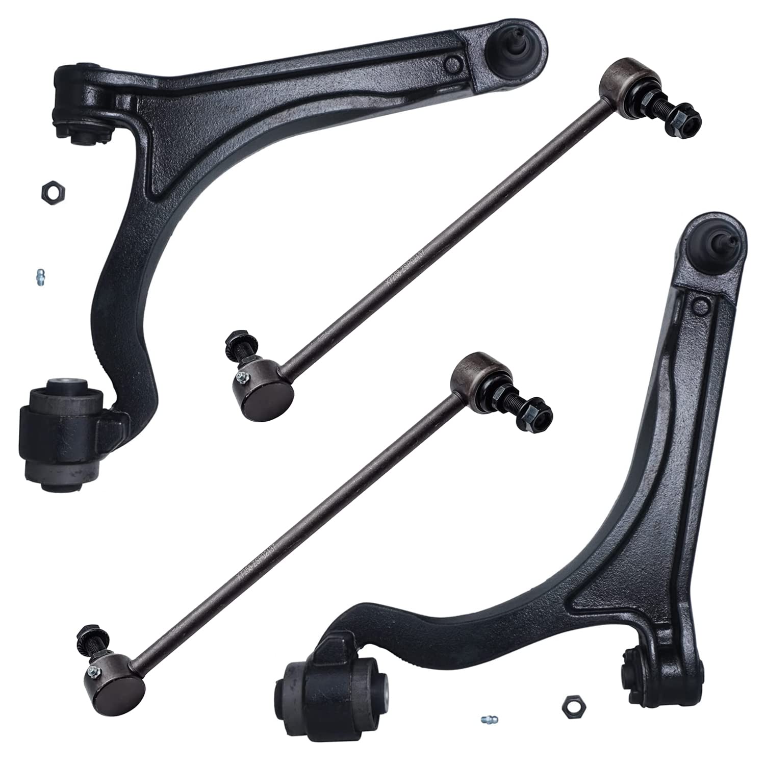 Detroit Axle - 4pc Front End Control Arms Kit for 04-08 Chrysler Pacifica, 2 Lower Control Arms w/Ball Joint 2 Sway Bars 2004 20