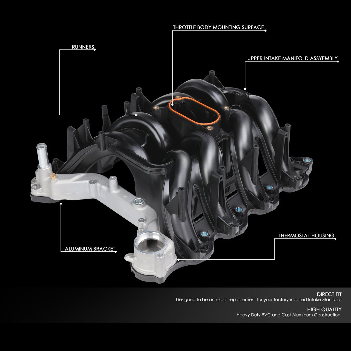 DNA MOTORING OEM-ITM-004 5.4L V8 Engine Compatible Parts for 00-04 Ford F150/F250/F350 & 03-14 E-150