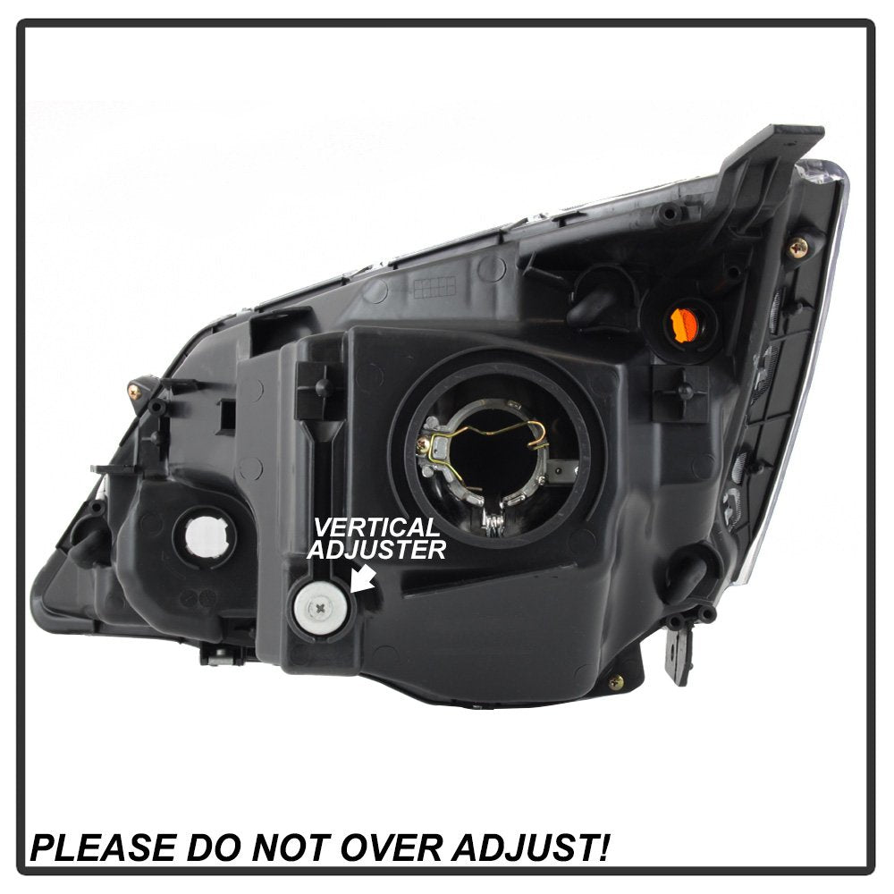 Acanii - For 2007-2011 Honda Cr-V Crv Factory Style Headlight Headlamp Assembly Replacement Light - Passenger Side Only