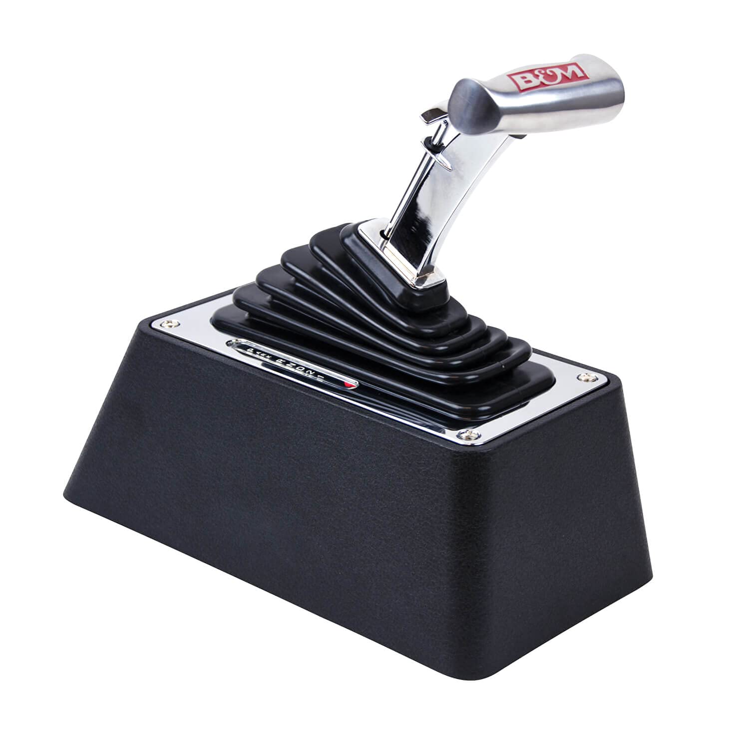 B&M MegaShifter Automatic Shifter - Black and Silver, Model 80690, Plastic Material