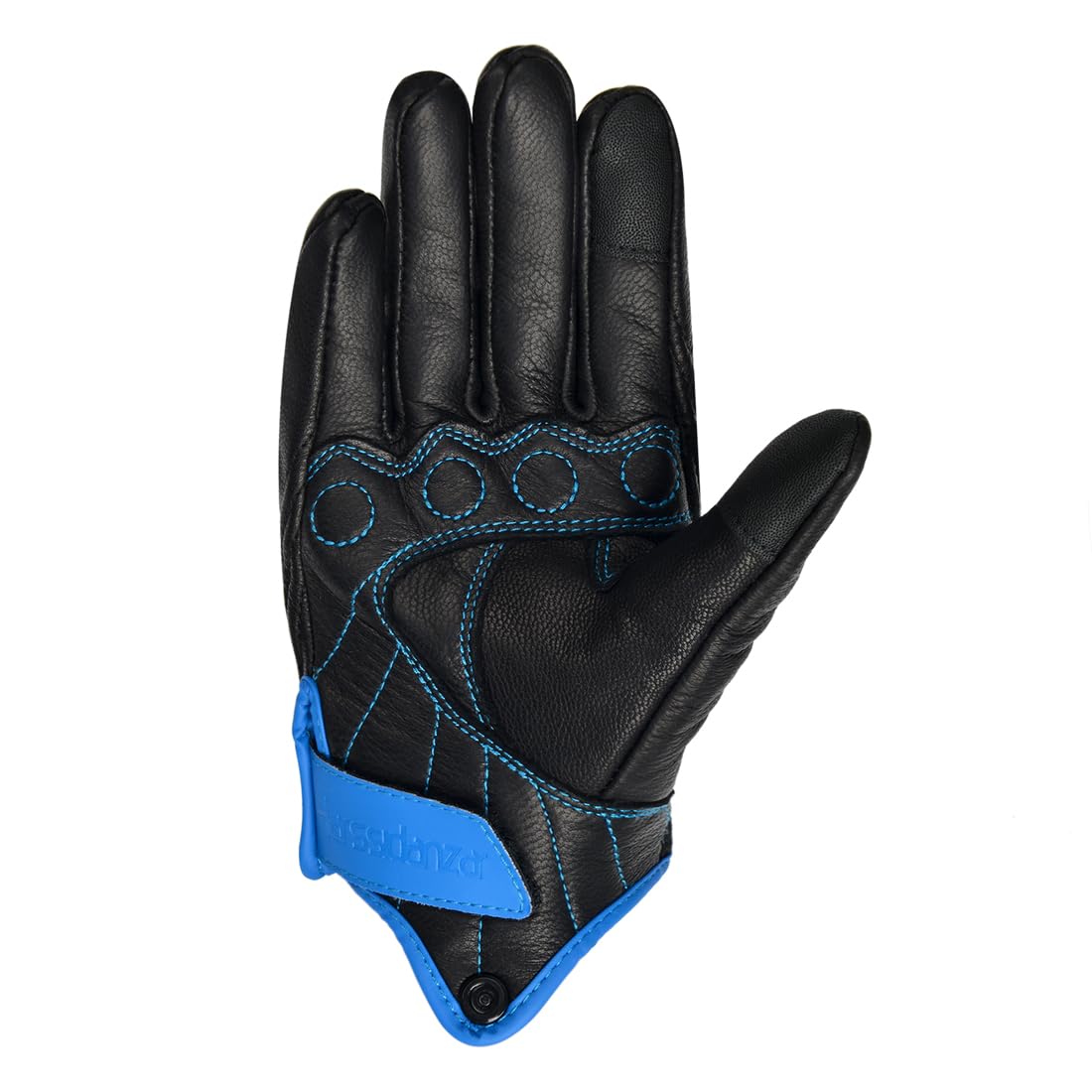 Harssidanza Woman Leather Motorcycle Gloves,Motorbike Gloves,Road Racing,Cycling,Climbing, Powersports Gloves Touchscreen Gl016U