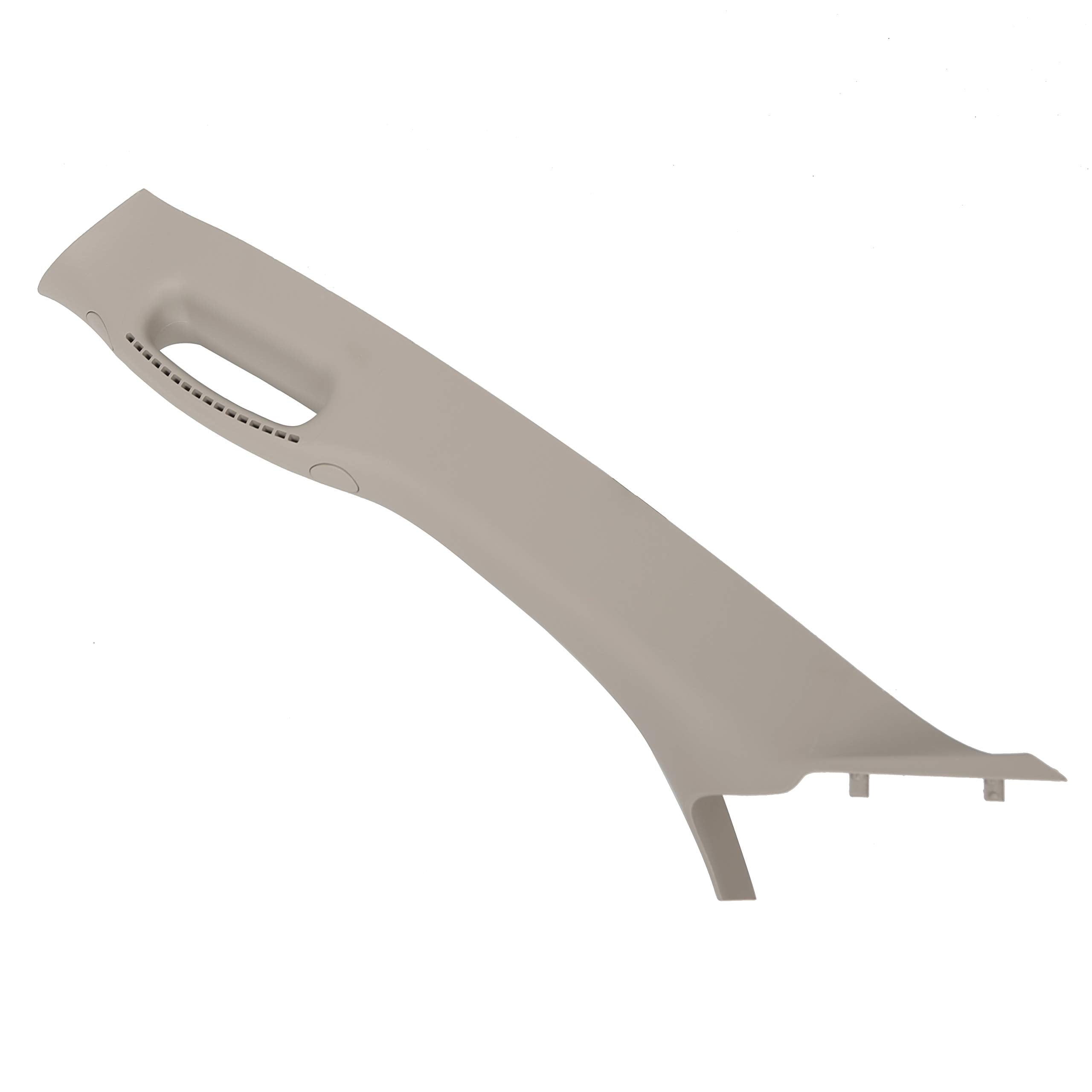 ECOTRIC Left Driver Side Grab Handle A Pillar Windshield Post Trim Molding Compatible with 2002-2010 Dodge Ram Pickup Replacemen