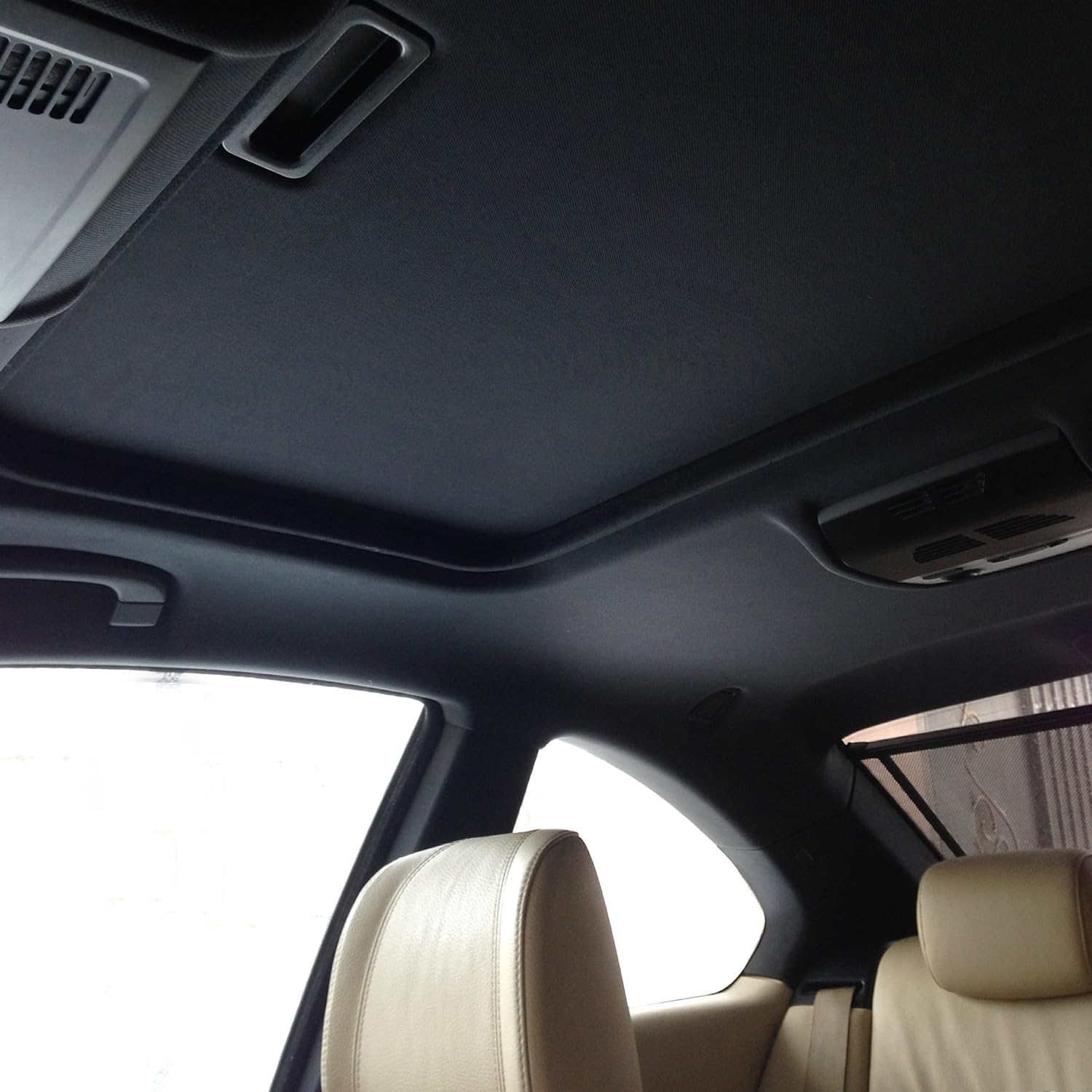 SBWLKJ Auto Headliner Fabric Mesh Type with Foam Backing 60'' Wide by 24'' Flat Knit Headliner Material Car Roof Upholstery Fabr