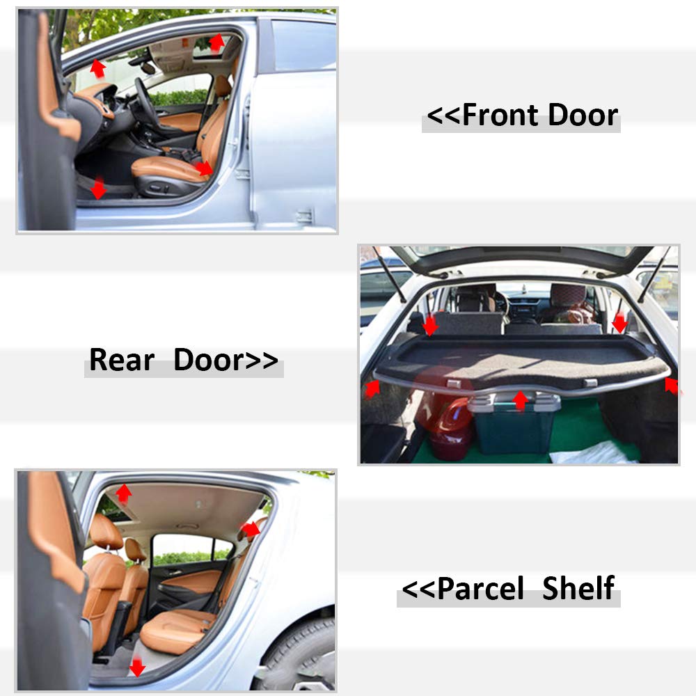 Vuaohiy Automotive Door Rubber Seal Strip Trim Seal With Side Bulb For Cars,Trucks, Boats, Rvs And Home Applications, Car Door W
