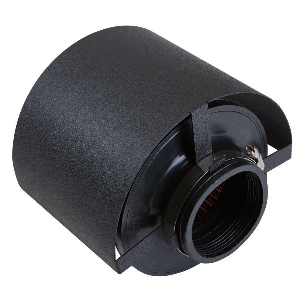 Kyostar Universal Steel Air Filter Heat Shield Cover Burning Air Intake Filter Cover for 2.5-3.5'' Cone Filter (Black)