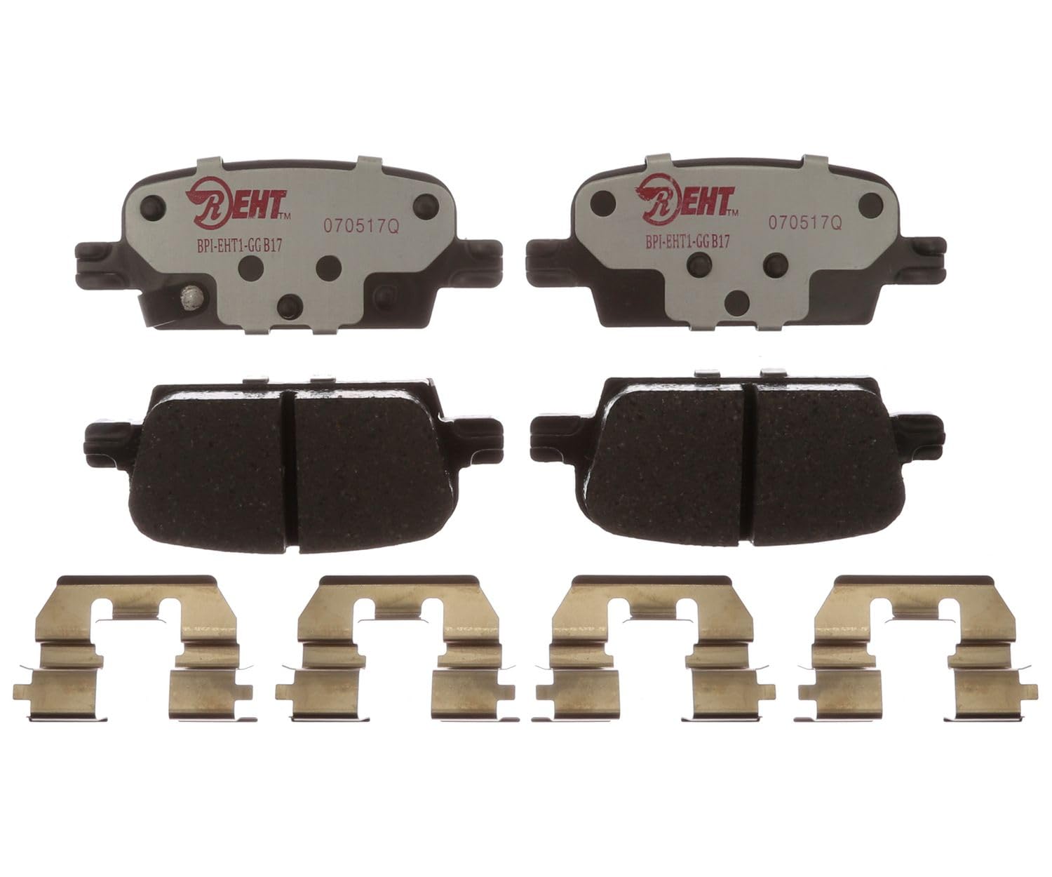 Raybestos Premium Element3 Eht Replacement Rear Brake Pad Set For Select 2016-2021 Chevrolet Malibu Model Years (Eht1921H)
