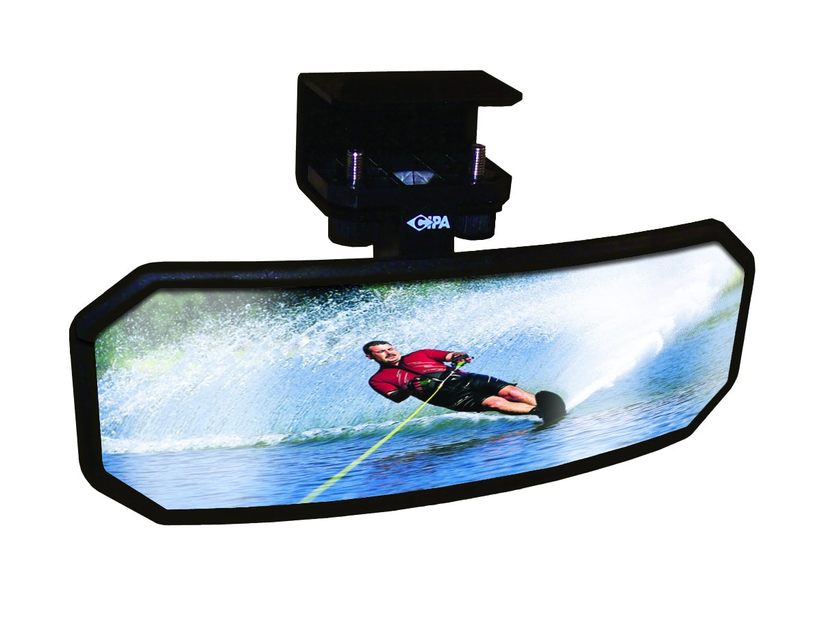 CIPA Marine Mirror, 2.5" x 8", Black Glass, Model 11119 - Durable, Economical Design for Boats