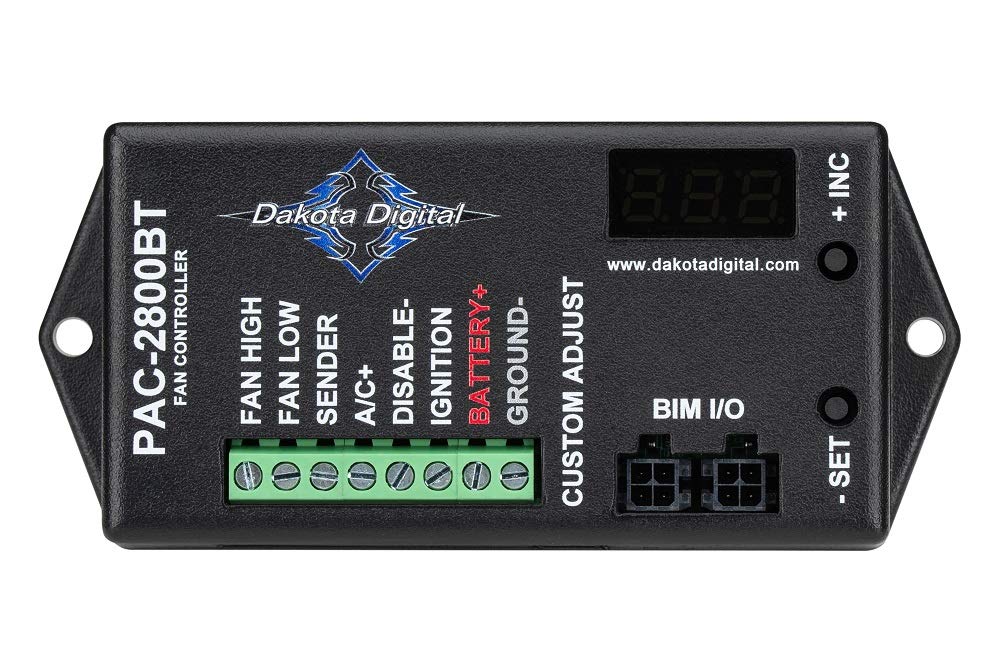 Dakota Digital PAC2800BT Electronic Fan Controller 70 Amp with Bluetooth Control