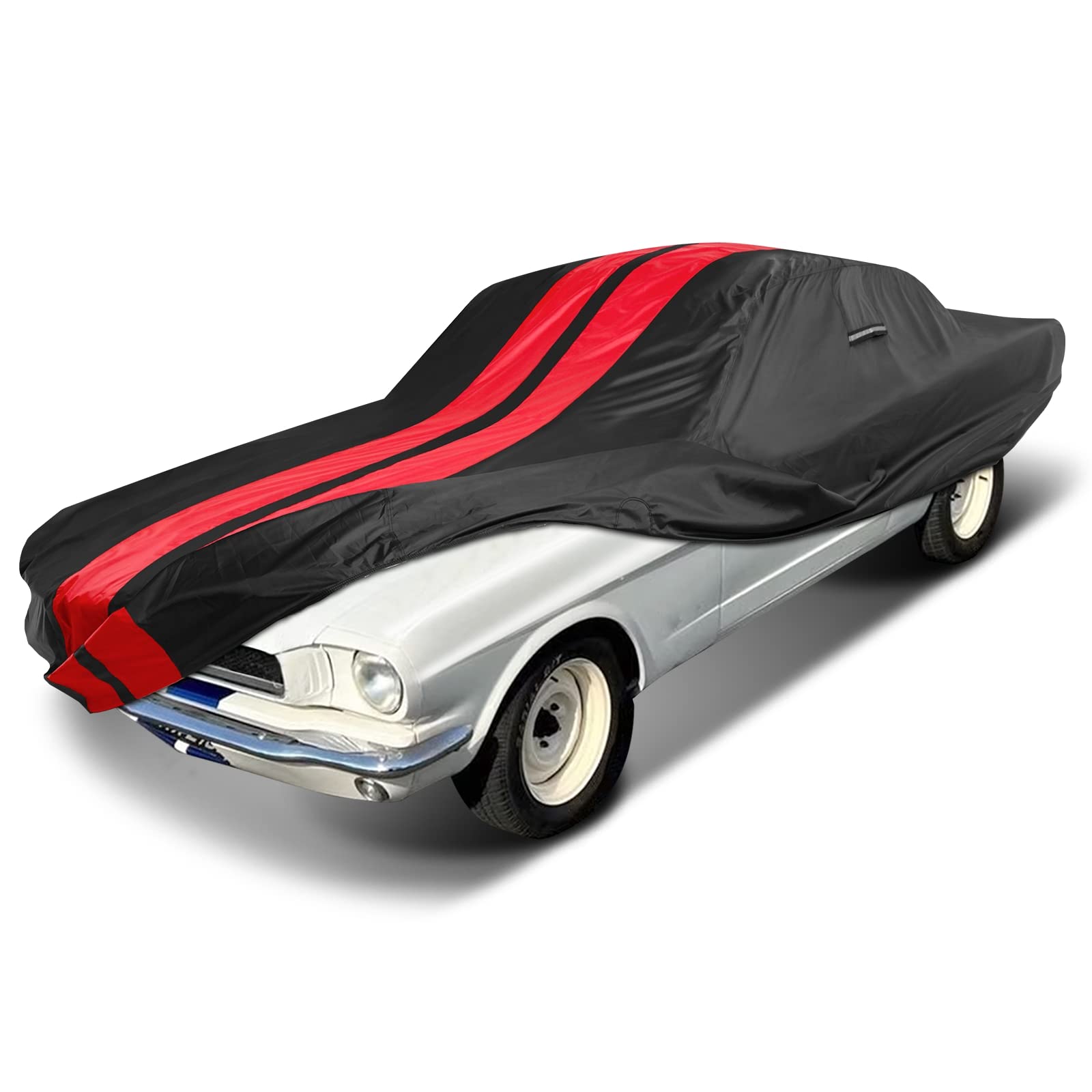 Icarcover Custom Car Cover For 1964-1968 Ford Mustang Waterproof All Weather Rain Snow Uv Sun Protector Full Exterior Indoor Out