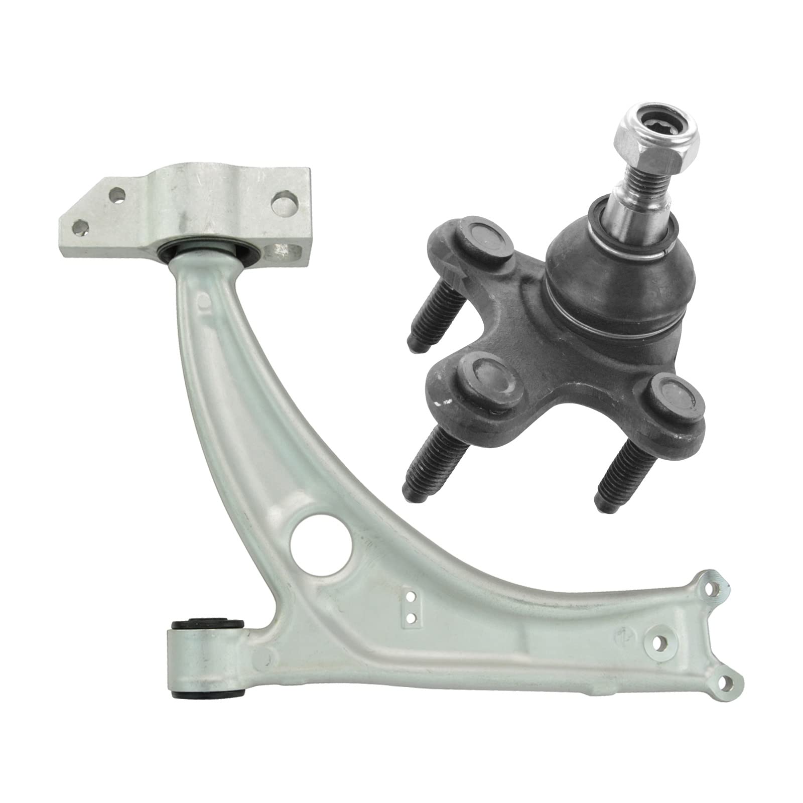 Trq Front Left Lower Control Arm With Ball Joint Set Drivers Side Compatible With 2009-2016 Volkswagen Tiguan