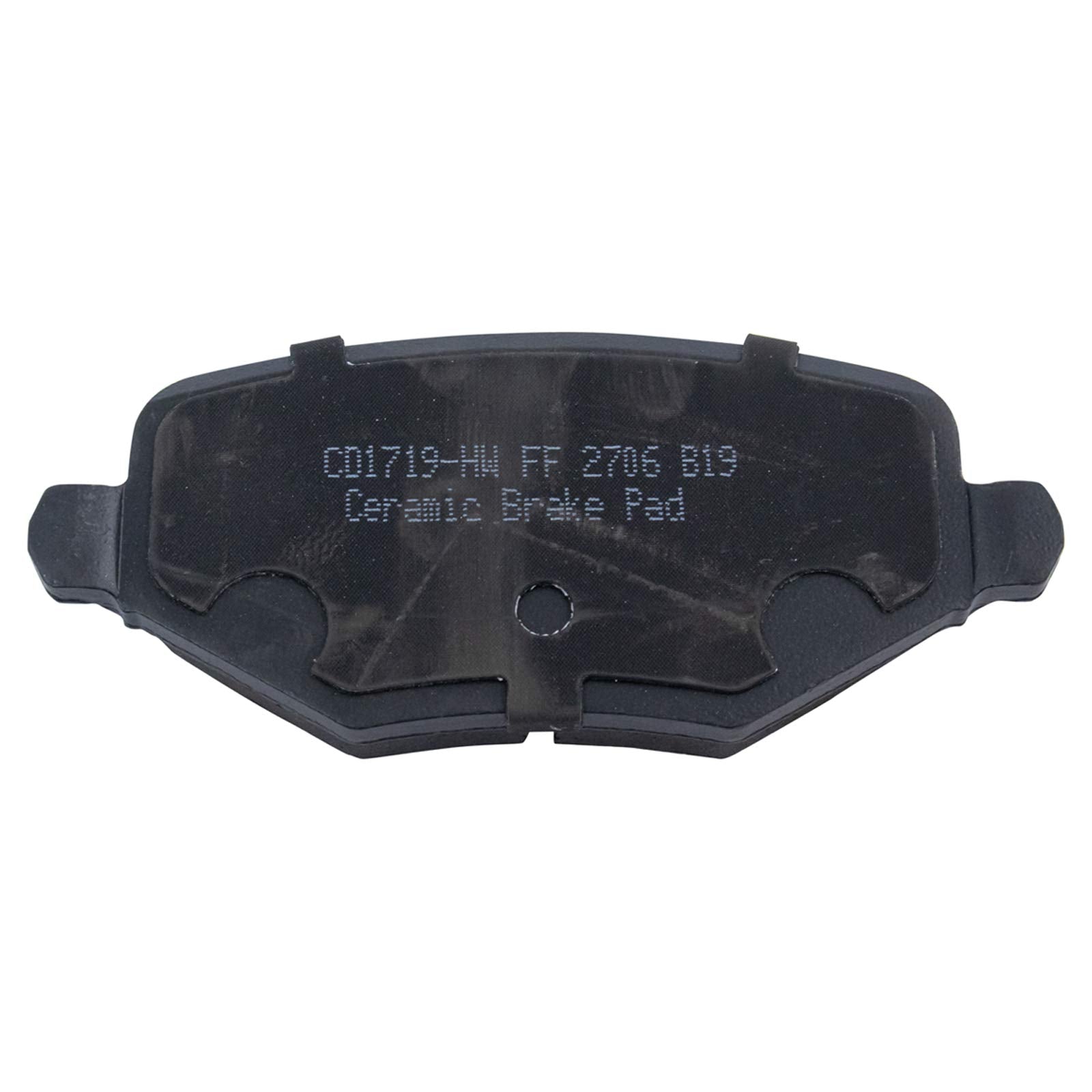 TRQ Rear Brake Pads Ceramic Compatible with 2012-2016 Chrysler Town Country 2012-2018 Dodge Grand Caravan 2013 Journey 2012-2015