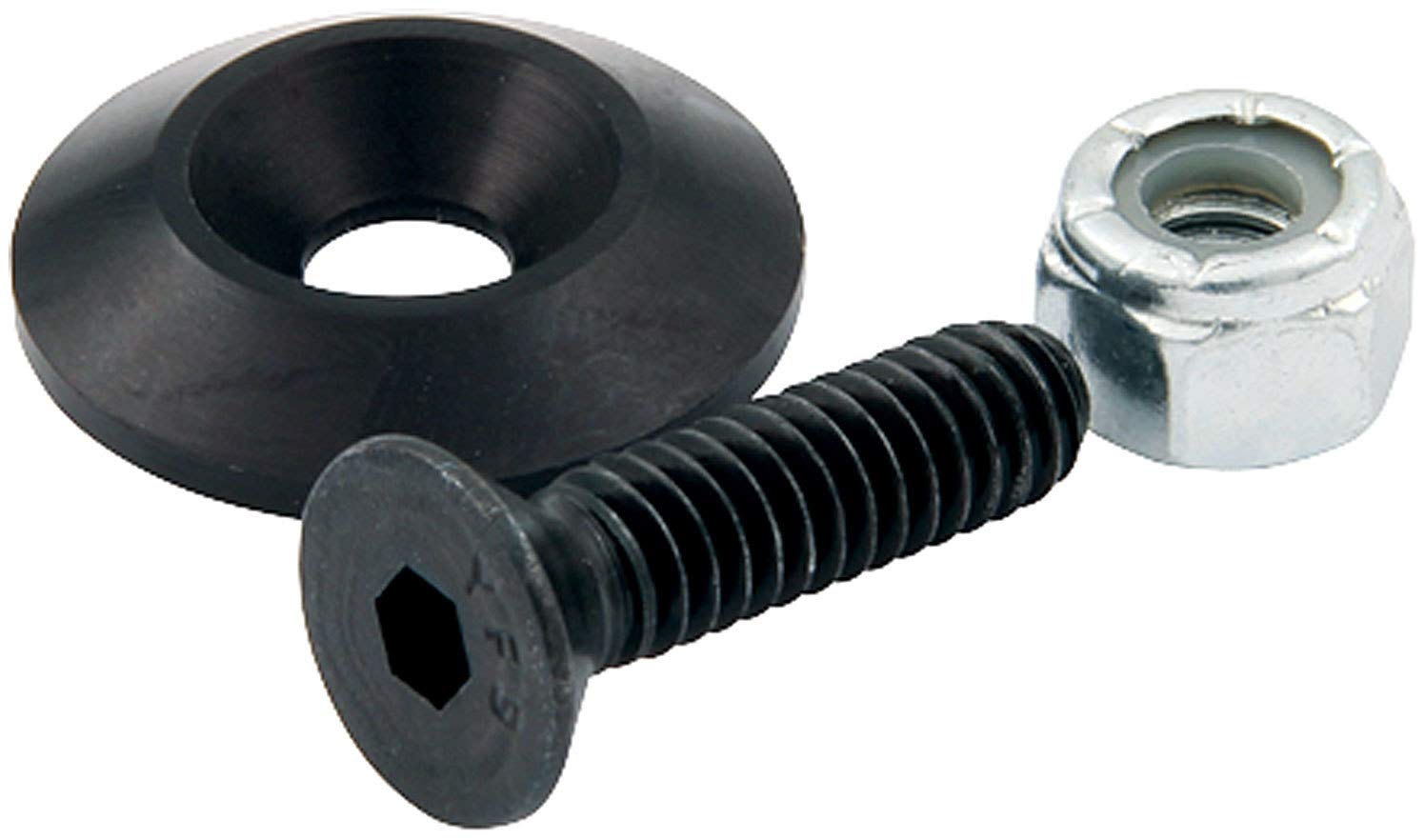 Allstar Performance -ALL18633 Black 1/4'' x 1'' Countersunk Bolt Kit with 1'' OD Washer
