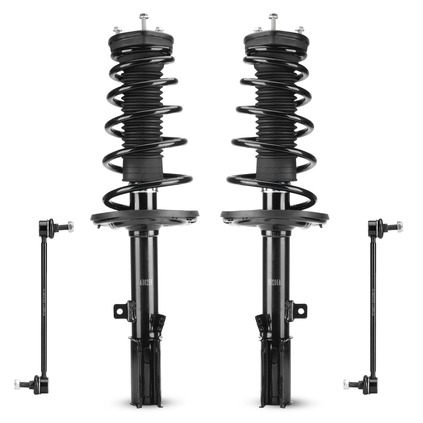 Rear Struts Suspensions w/Coil Spring & Sway Bar Links for 2006-2012 Toyota Avalon / 2007-2011 Camry Exc. SE / 2007-2012 Lexus E