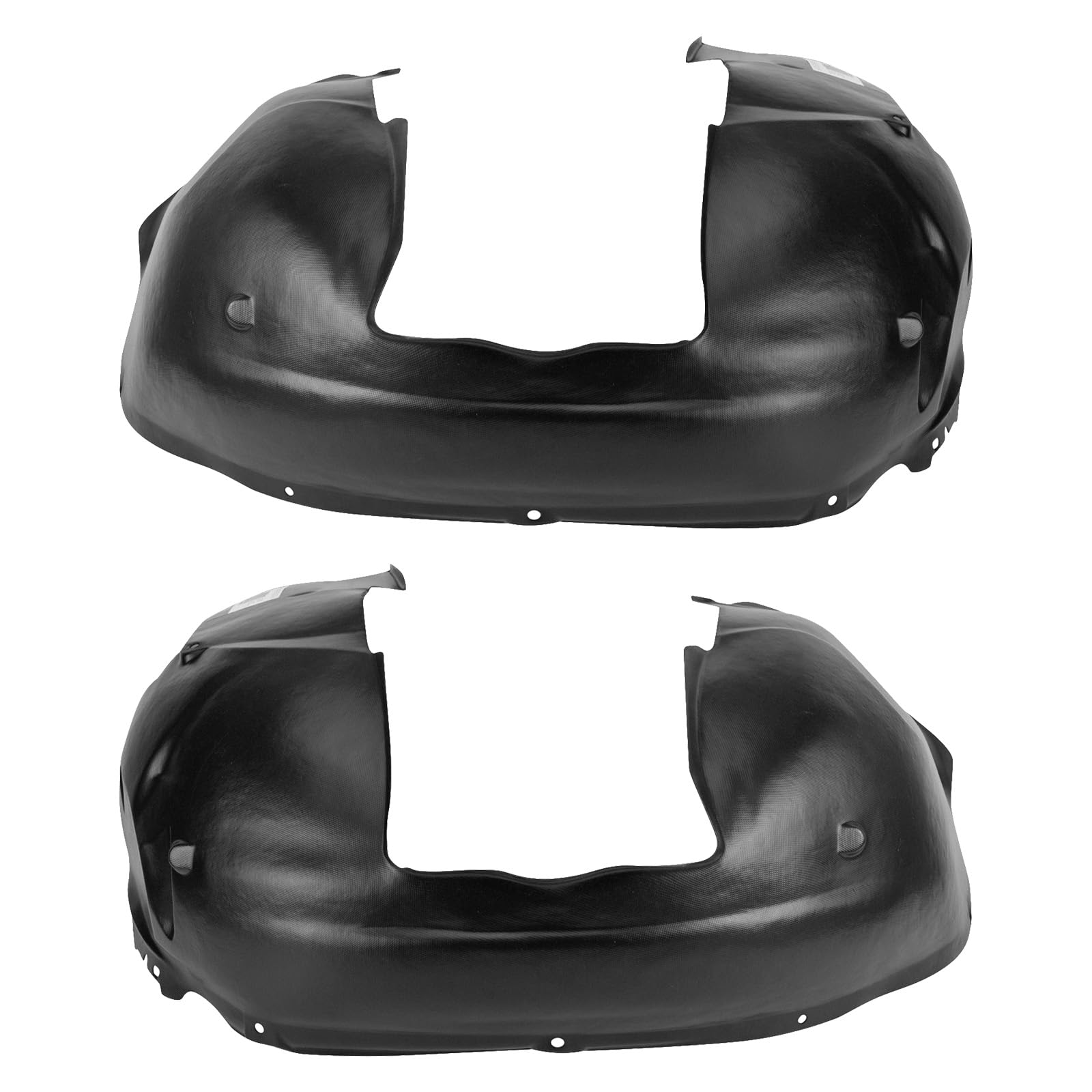 Trq Inner Fender Liner Set Compatible With 2003-2007 Volvo Xc70 Vo1248107 Vo1249107