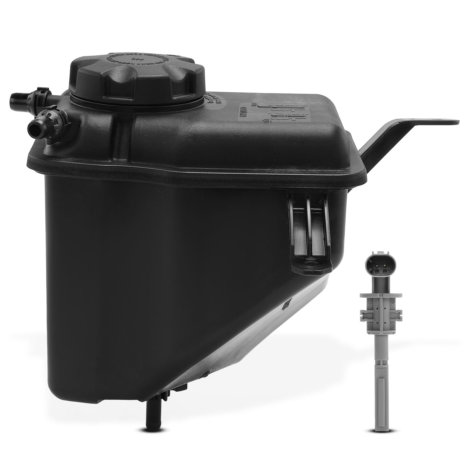 YHTAUTO Engine Coolant Recovery Overflow Reservoir Expansion Tank W/Pressurized Cap & Sensor For BMW E60 E61 525i 525xi 528i 528