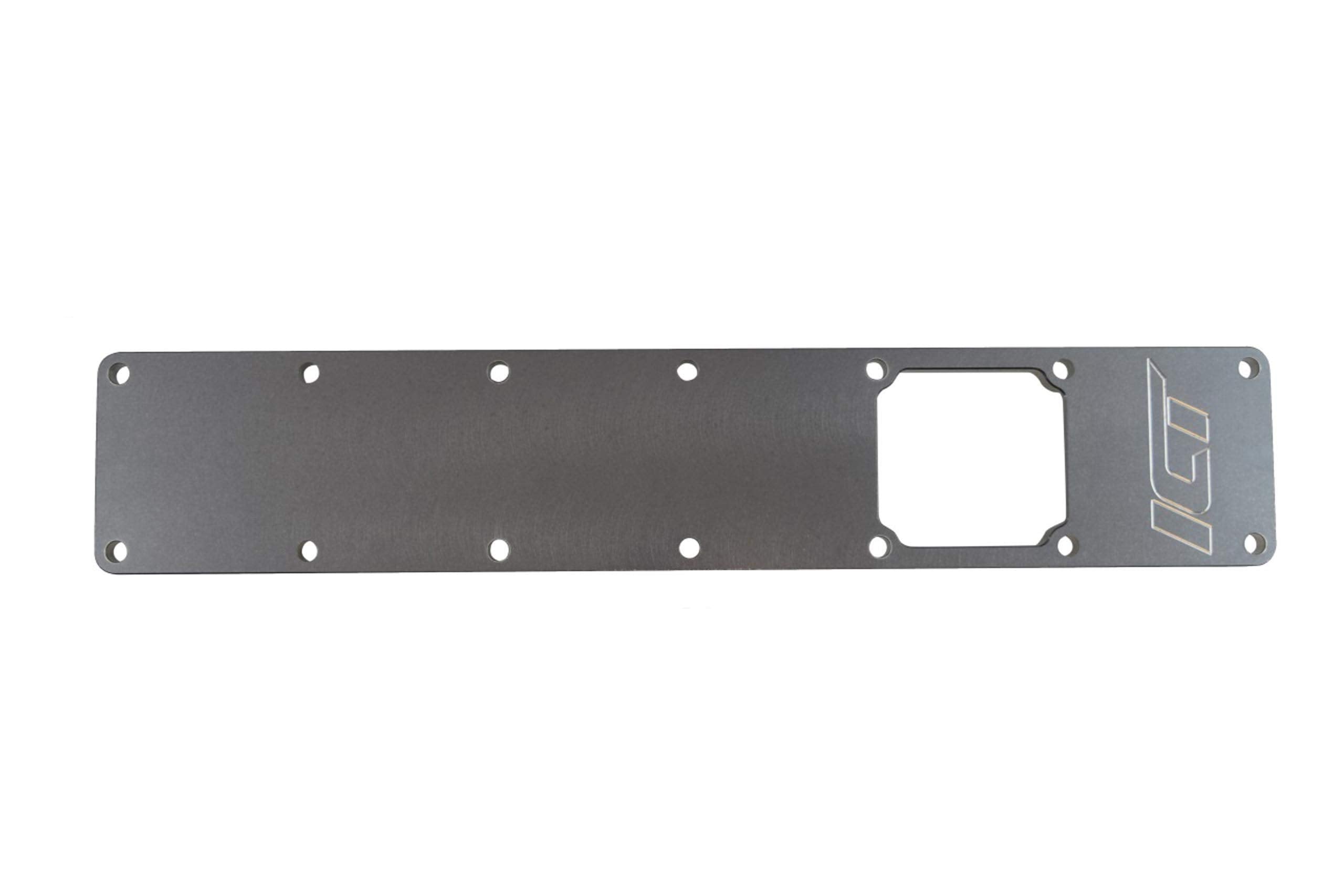 ICT Billet 5.9L Intake Manifold Plenum Horn Plate 24 Valve Compatible with Dodge Ram Cummins 6BT 5.9L Turbo Diesel Engines High 