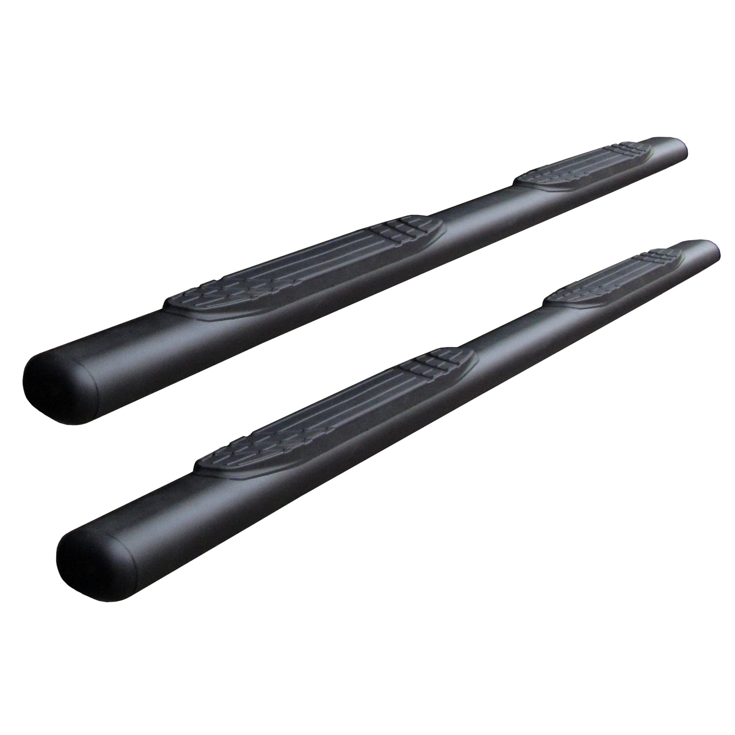 Go Rhino 10480T 4 1000 Series Oval Side Steps - Boards Only For 99-24 Ram, Gmc, Ford, Nissan, Toyota, Chevrolet, Dodge