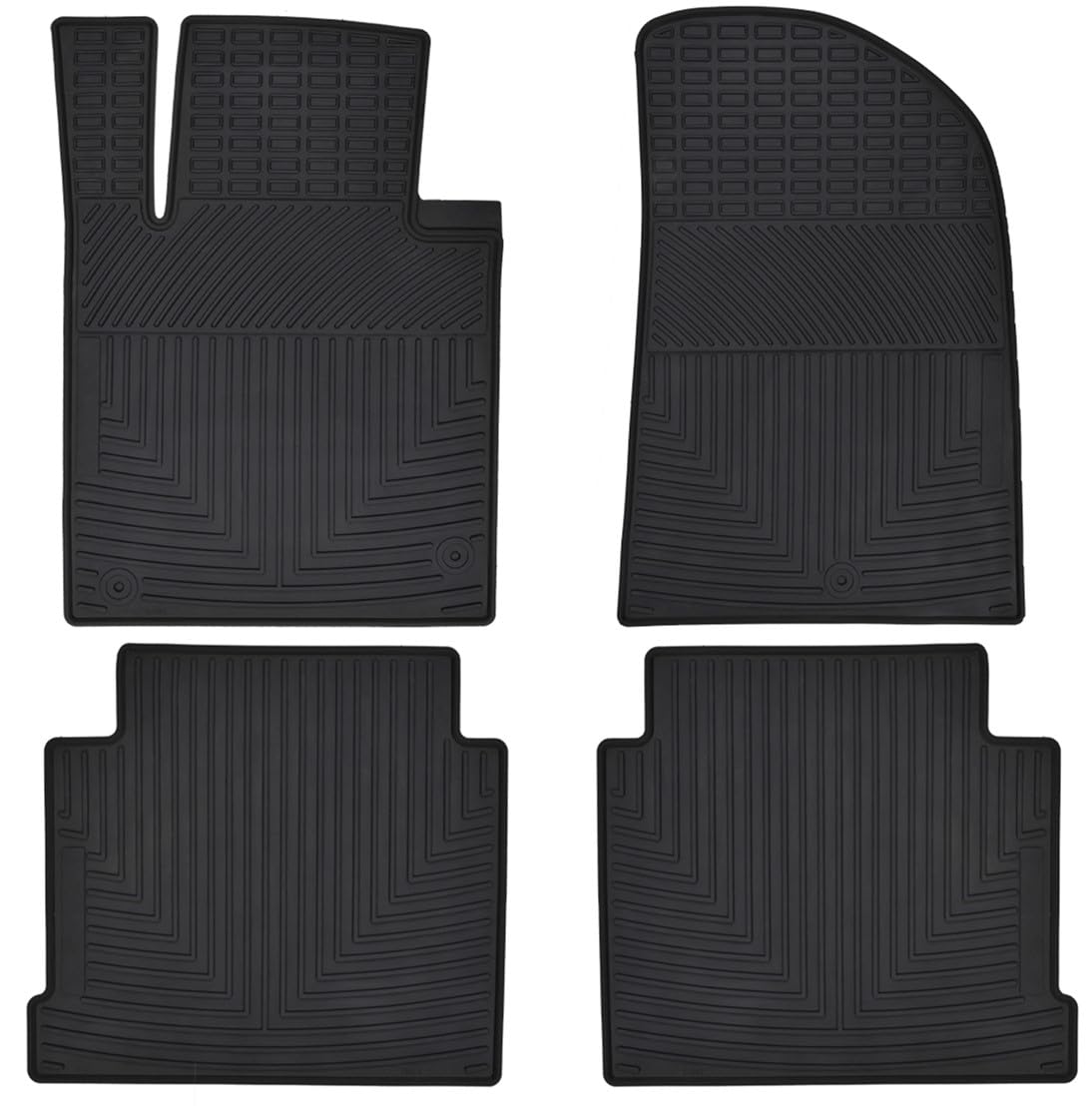 Megiteller Car Floor Mats Custom Fit For Hyundai Sonata 2015 2016 2017 2018 2019/2016-2020 Kia Optima Odorless Washable Heavy Du