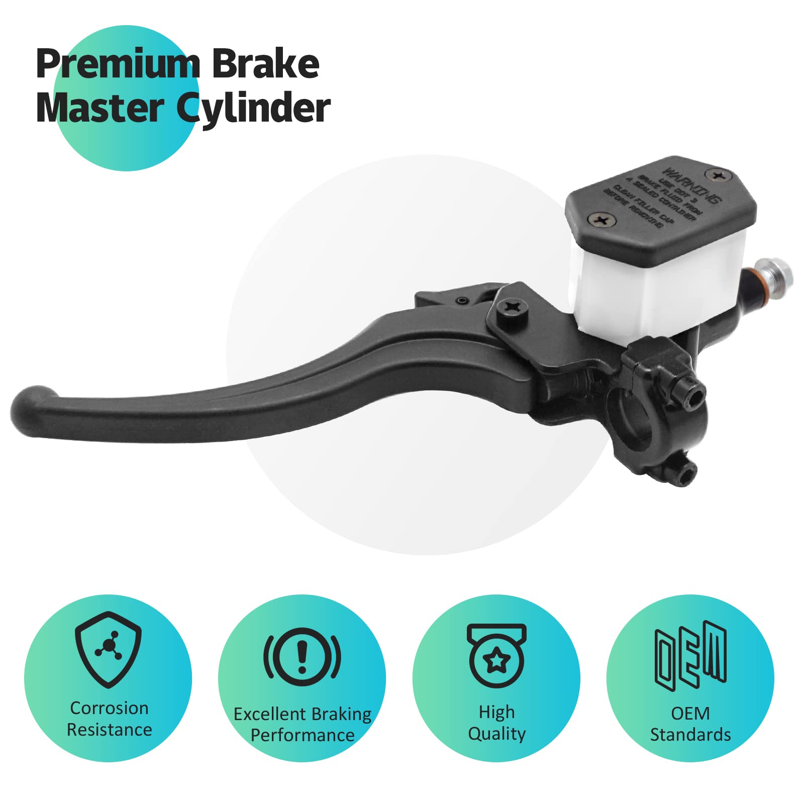 JAVIK Front Brake Master Cylinder for Polaris Sportsman 500, 335, Xplorer 500, Magnum 500 - Durable Replacement Part