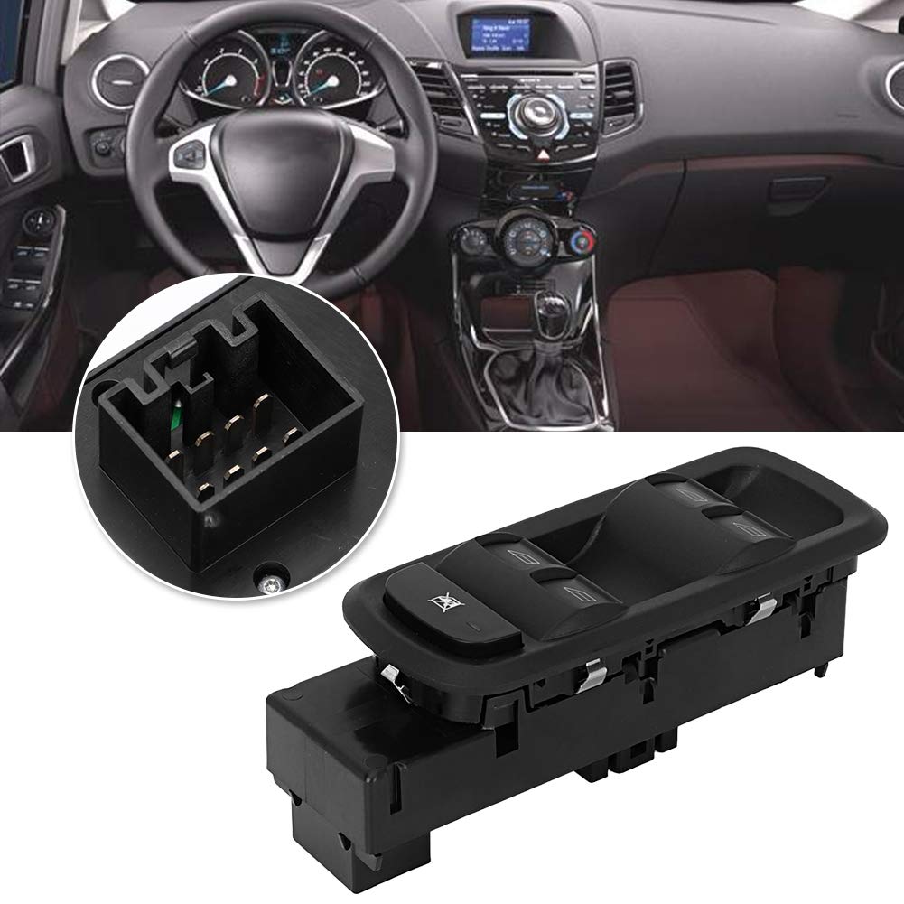 Suuonee Power Window Switch,Car Master Window Control Switch Accessories Fit For Fiesta 2011-2013 8A6T-14A132-Cc
