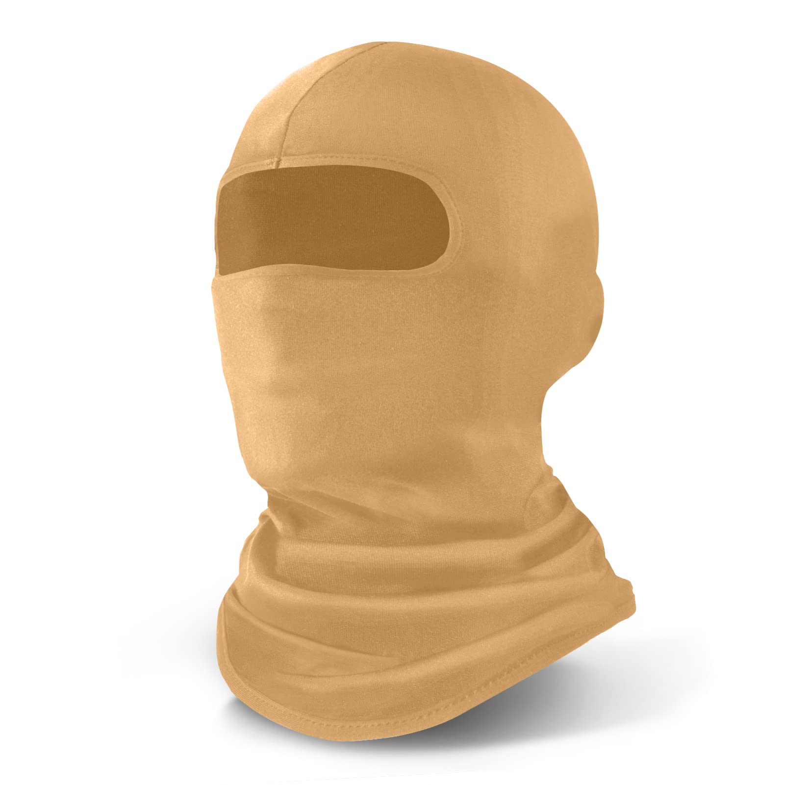 Yeslife Khaki Ski Mask, Face Mask For Men And Women, Skiing, Snowboarding, Motorcycle, Uv Protection & Wind Protection, Hat