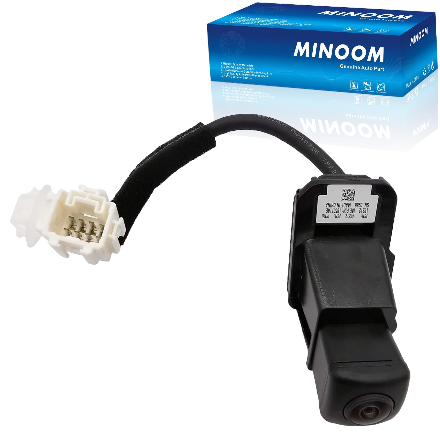 Minoom 39530-T7A-A01 Rear View Backup Parking Camera Compatible With Hond-A Hr-V 2017 2018 Part No.#39530T7Aa01?39530-T7A-A010-M