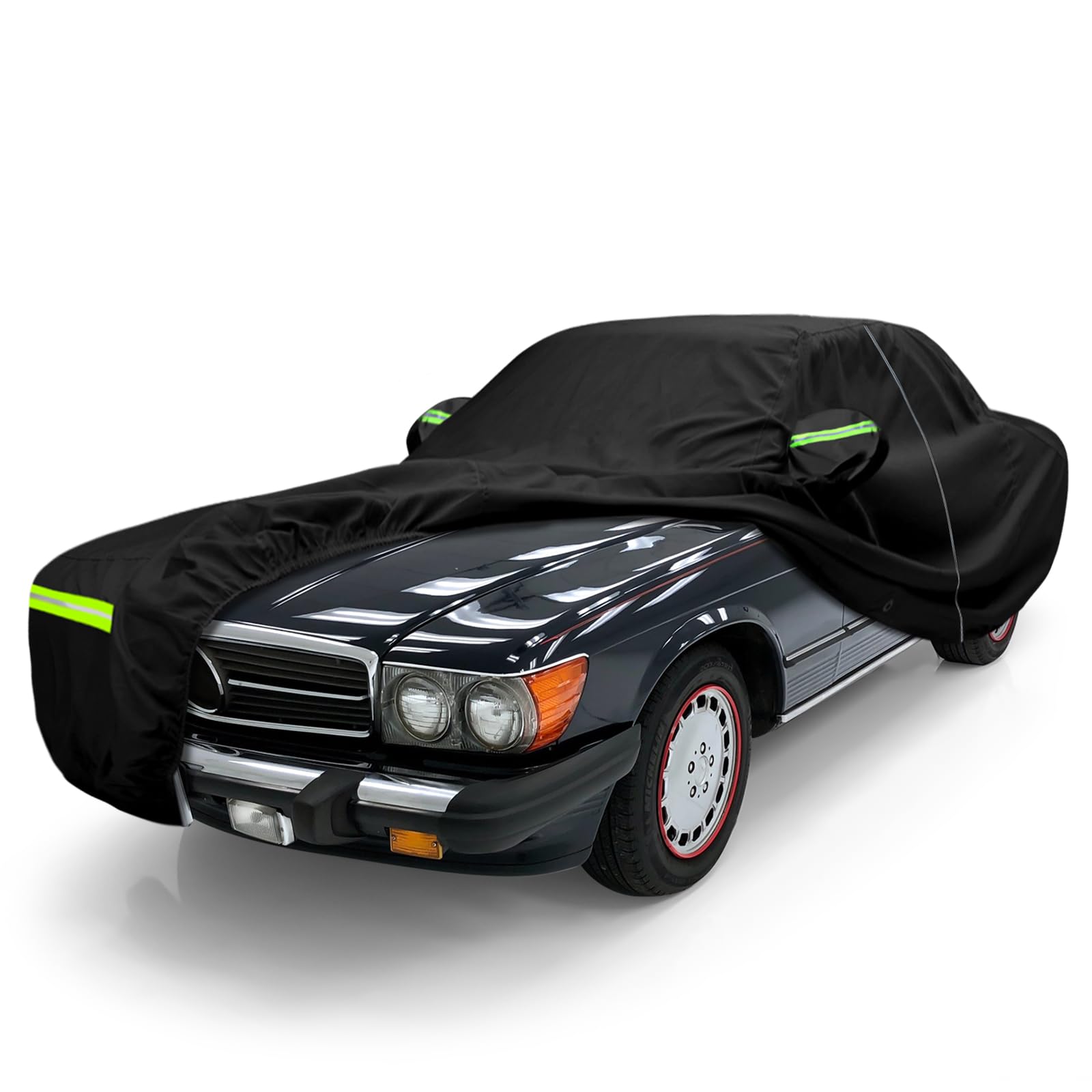 Waterproof Car Covers Replace For 1996-2022 Mercedes-Benz Slk/Slc Class, 6 Layers All Weather Car Cover With Zipper Door & Windp