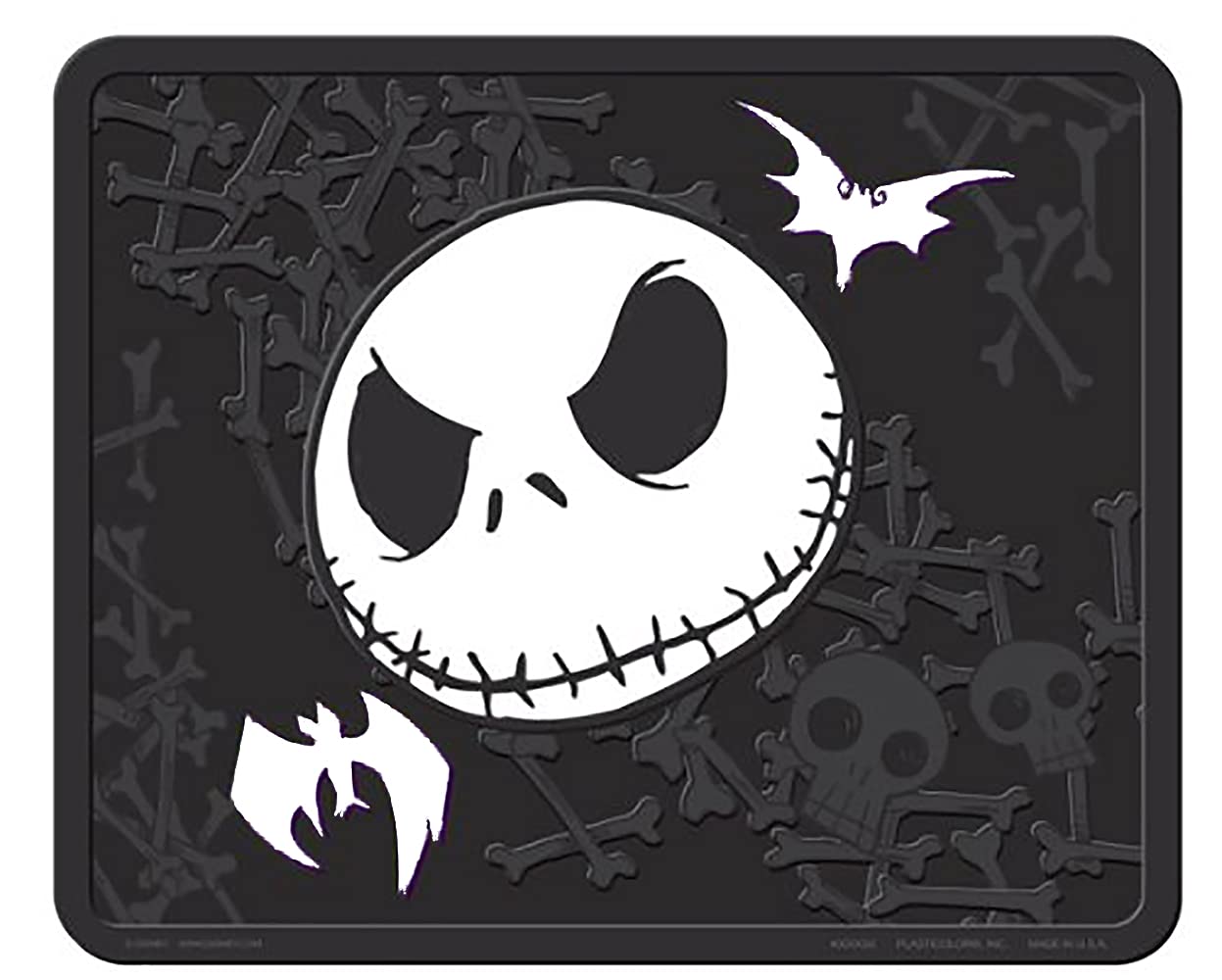 Yupbizauto New 10 Pieces Bundle Nightmare Before Christmas Jack Skellington Car Truck Suv Seat Covers Floor Mat Set With Little